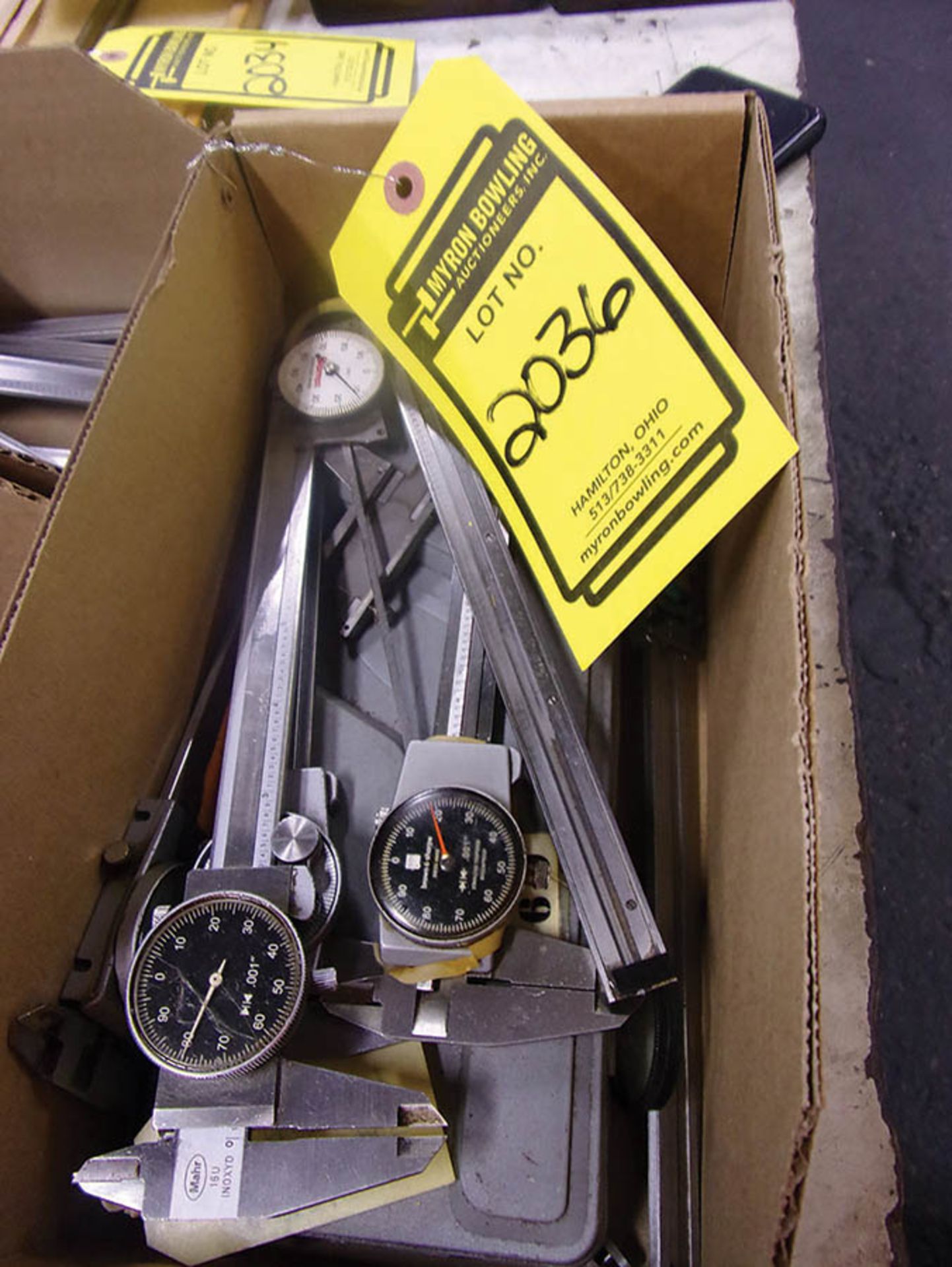 (3) BOXES WITH ASSORTED 6'' DIAL CALIPERS