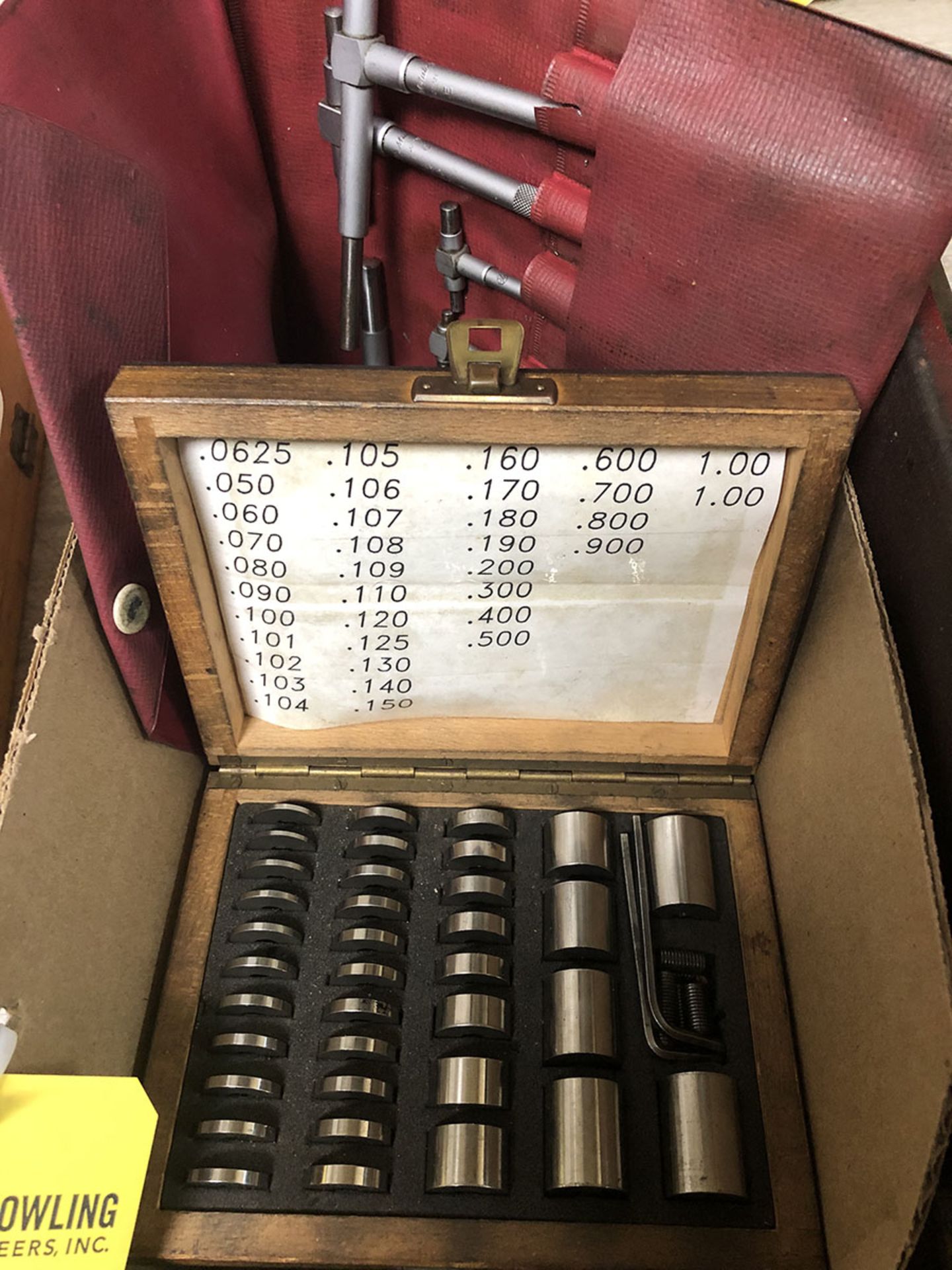 LOT OF SET UP BLOCKS & TELESCOPING GAGES