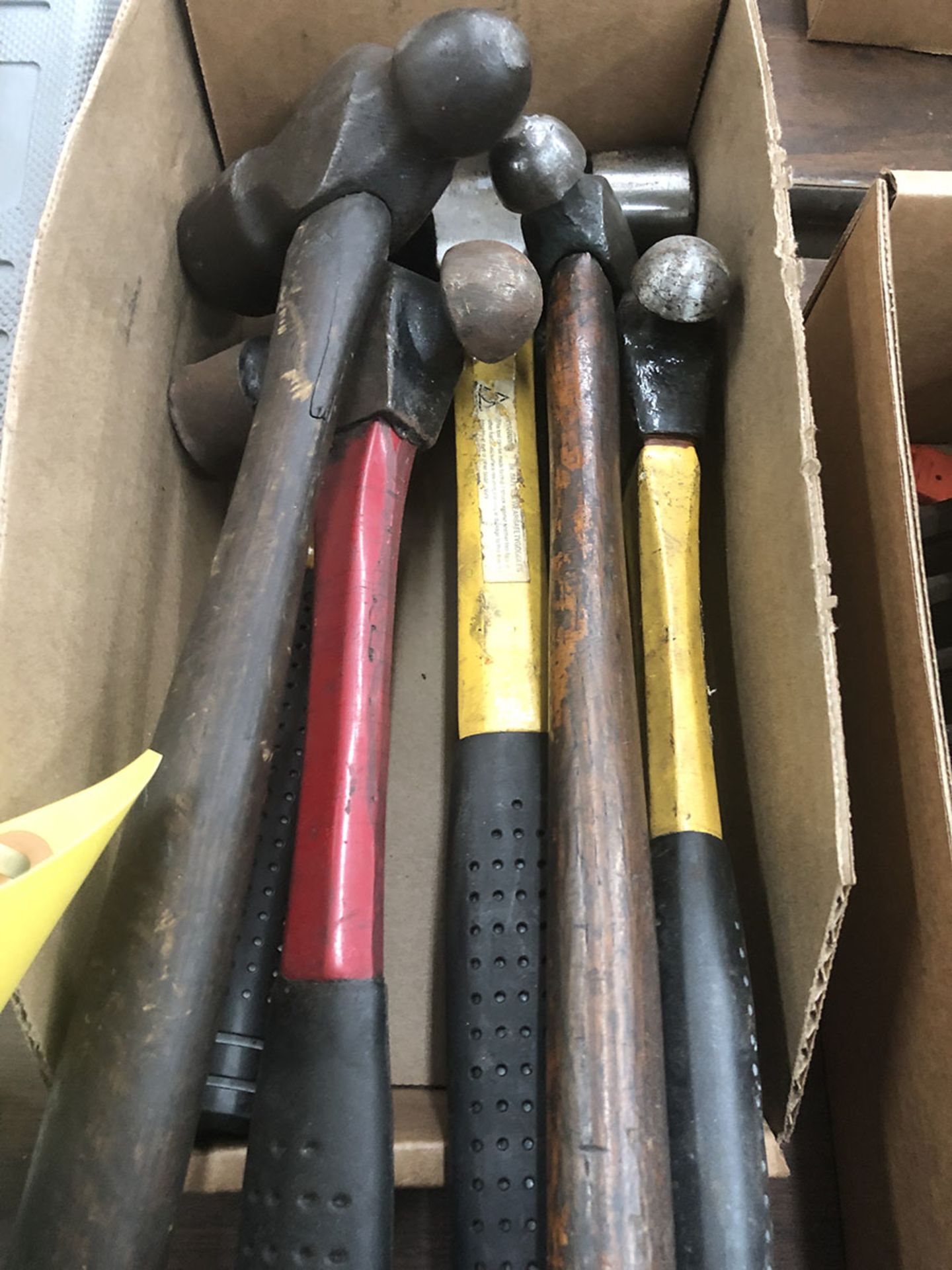 LOT OF BALL PEEN HAMMERS