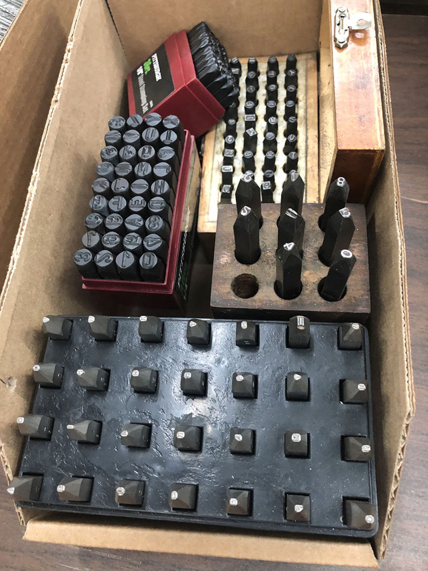 LOT OF ASSORTED STEEL STAMPS