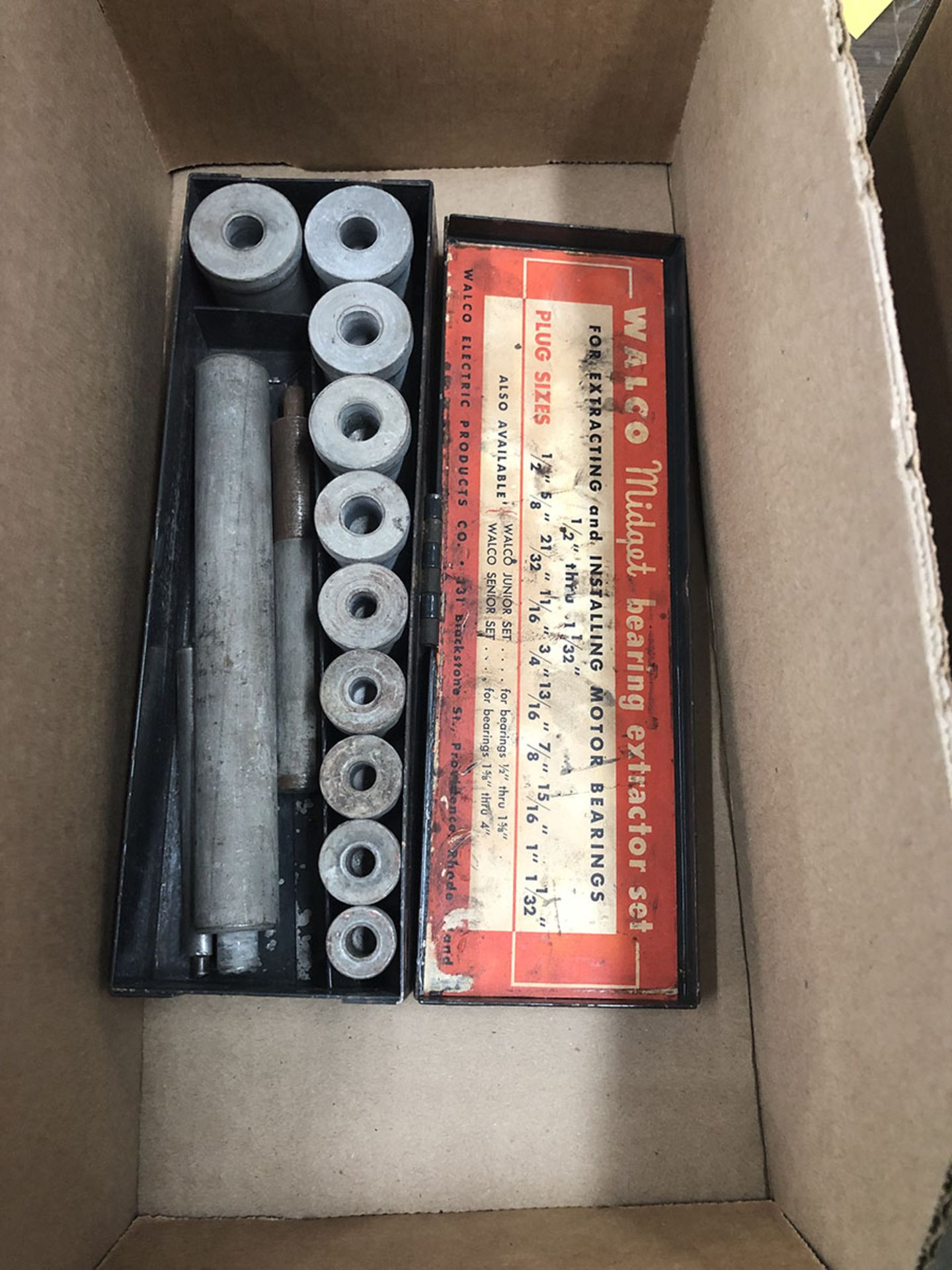 WALCO MIDGET BEARING EXTRACTOR SET