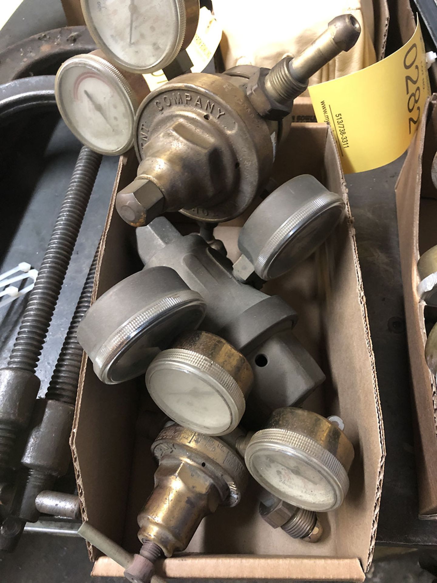 LOT OF (3) OXY ACETYLENE GAUGES