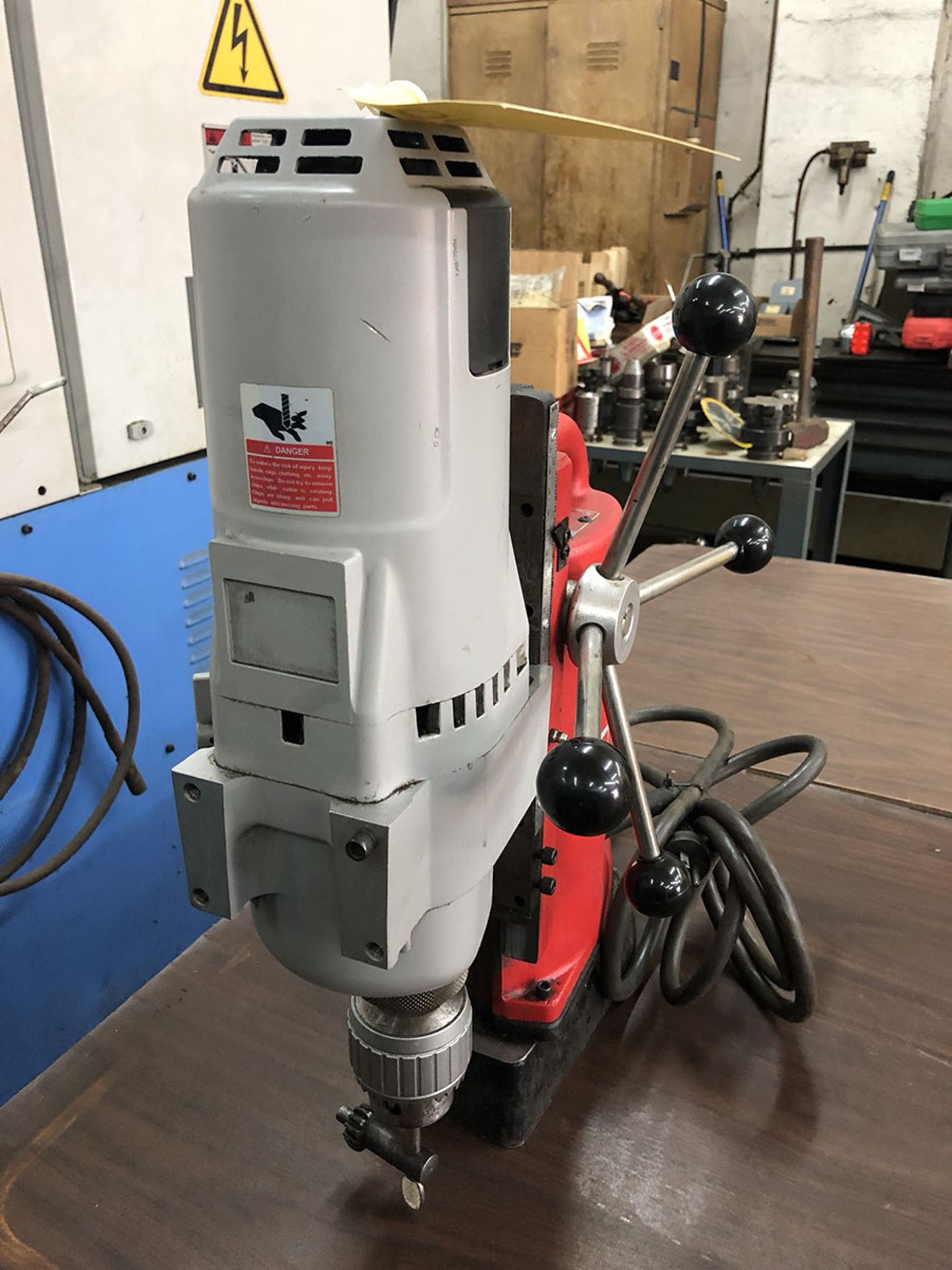 MILWAUKEE MAG DRILL PRESS; S/N 8384198275794, CAT# 4203, 120V, 60-HZ - Image 2 of 2