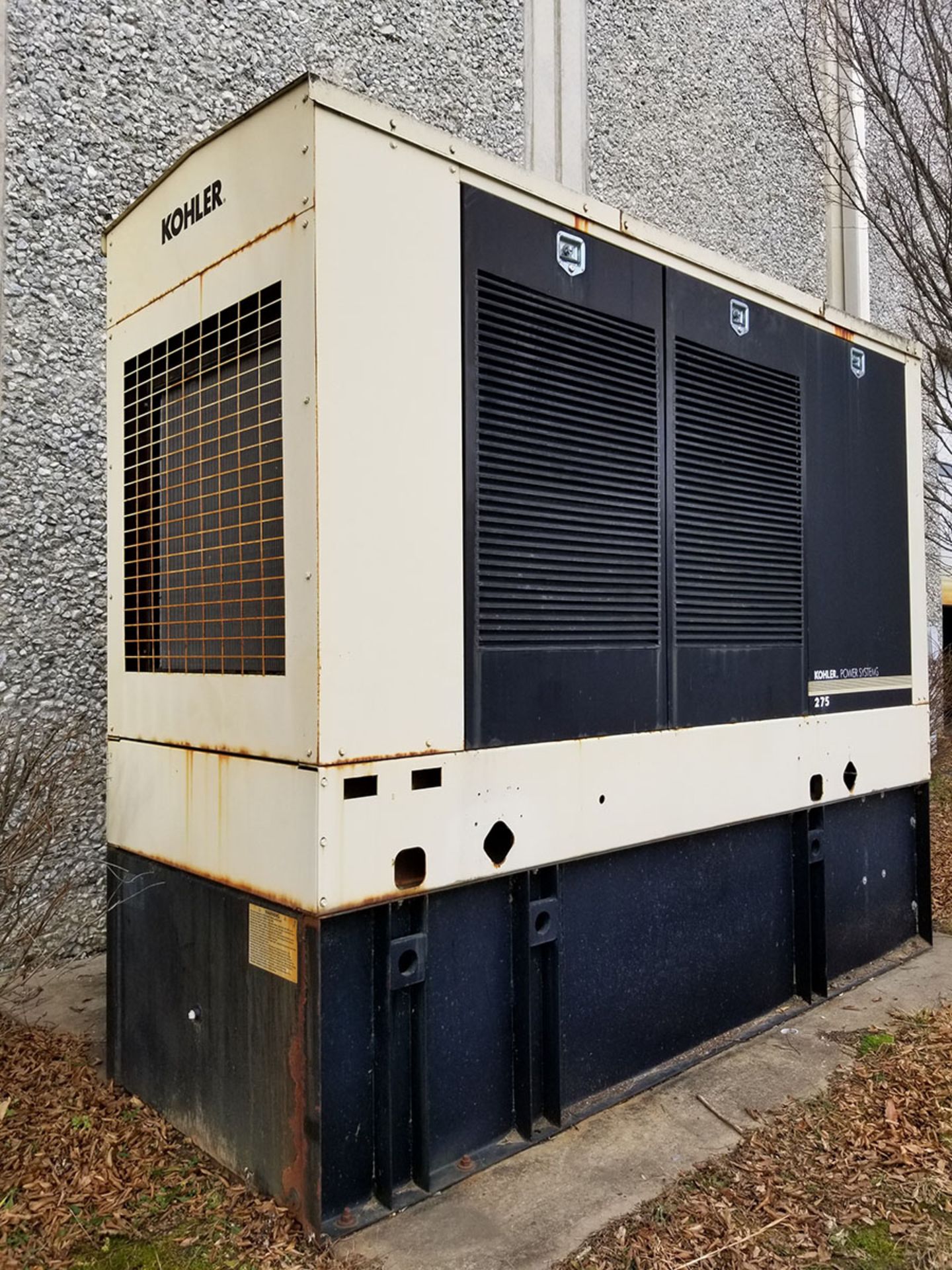 2004 KOHLER 275 EXTERIOR STANDBY SERVICE DUTY GENERATOR, MODEL 275REOZV, S/N 2004622, 528.9 - Bild 18 aus 23