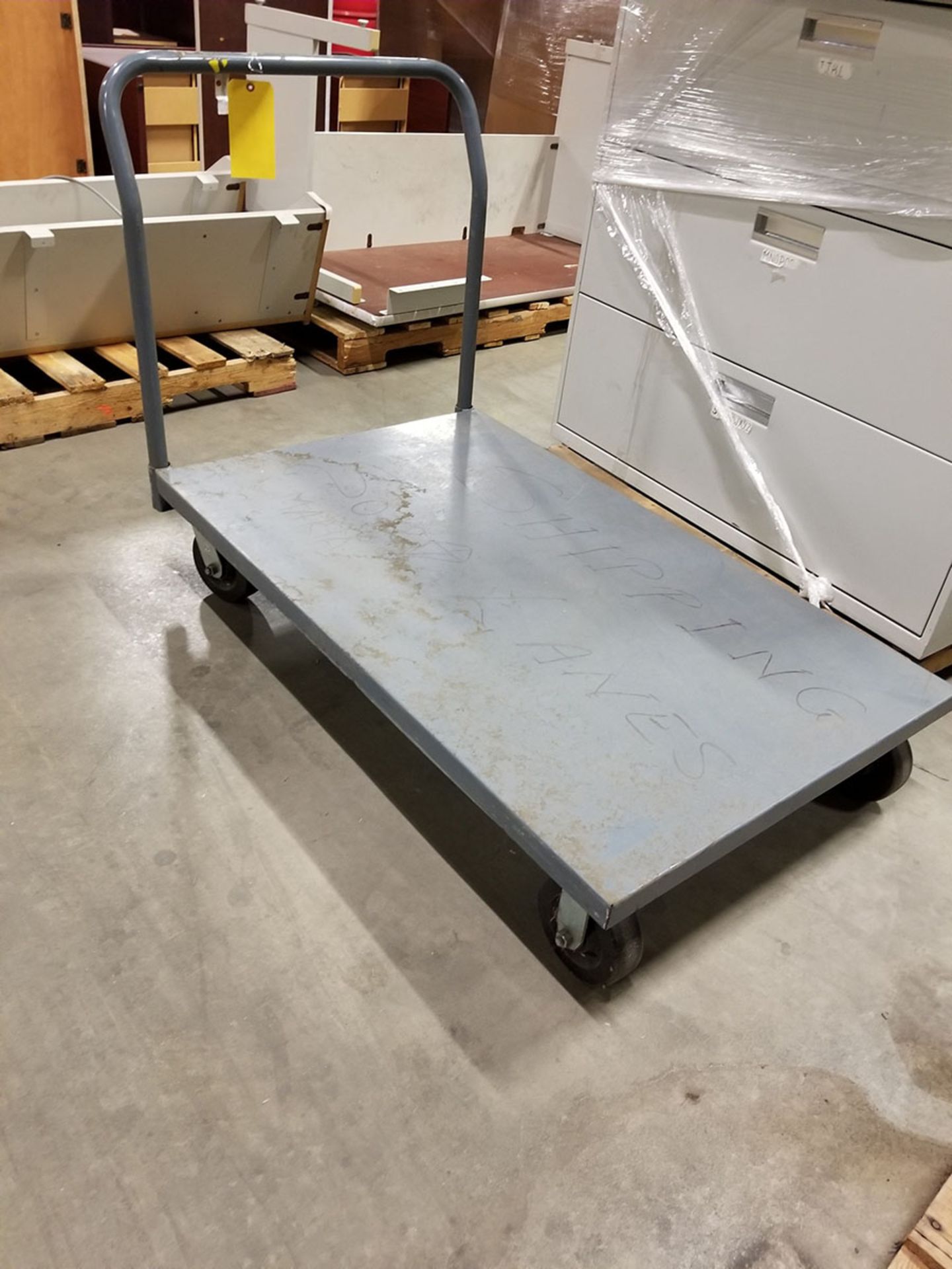 (3) 48’’ X 30’’ METAL WAREHOUSE CARTS - Image 2 of 5