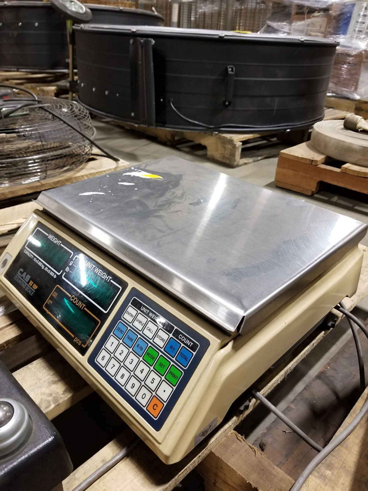 CAS SC10P COUNTING DIGITAL BENCH SCALE, 25 X 0.005 LB. CAPACITY, 14 1/2’’ X 10’’ SS PLATFORM - Image 2 of 4