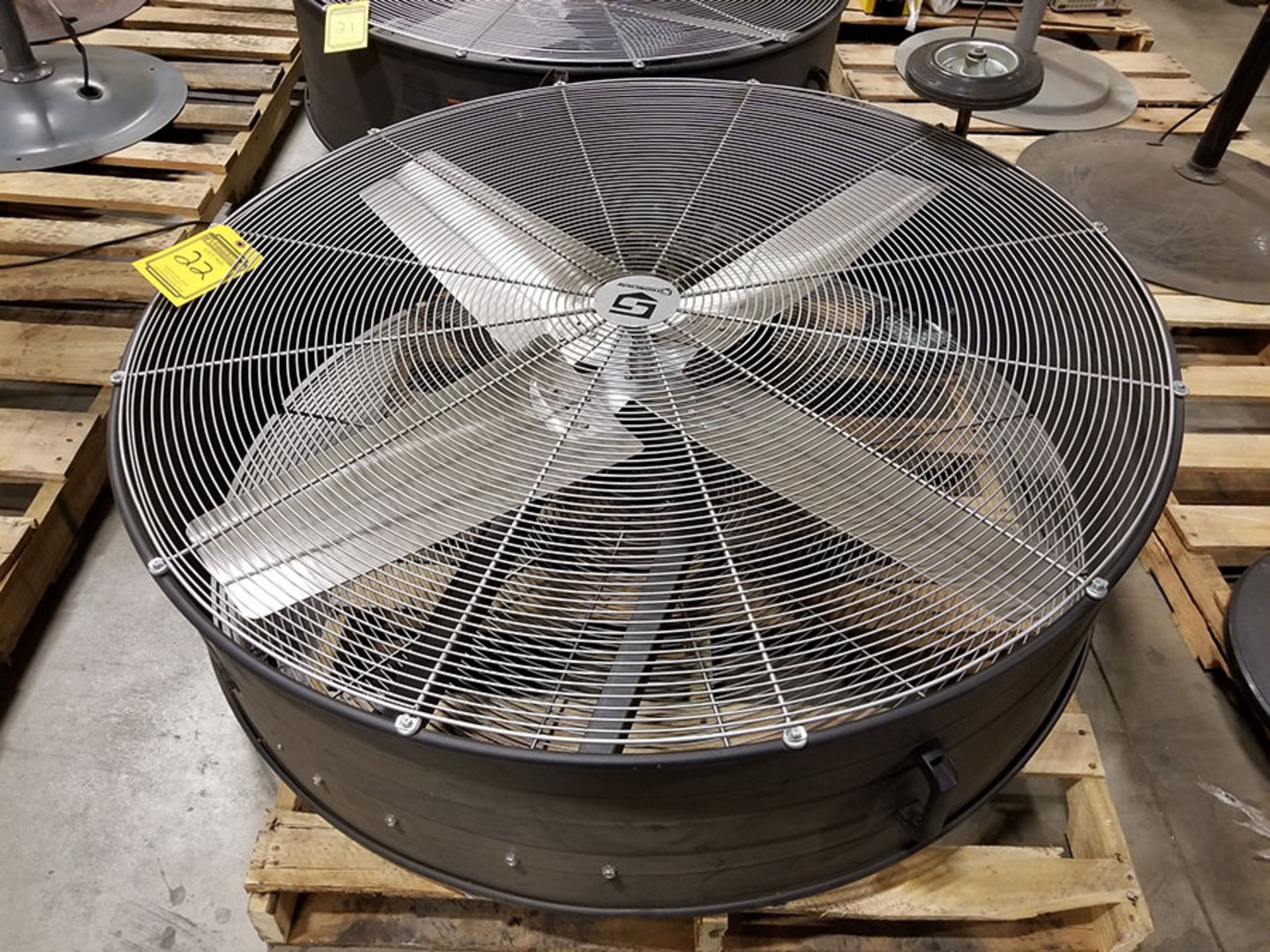 STRONGWAY 48’’ BELT DRIVE DRUM FANS, MODEL 49935, 120V, 60HZ, 9A, LO/HIGH SWITCH