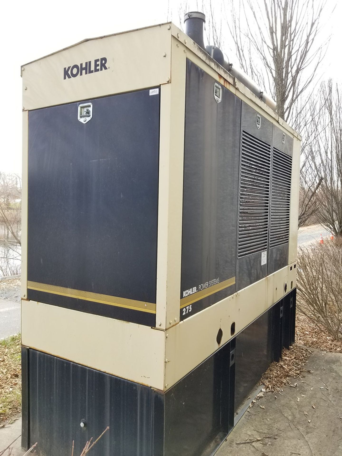 2004 KOHLER 275 EXTERIOR STANDBY SERVICE DUTY GENERATOR, MODEL 275REOZV, S/N 2004622, 528.9 - Bild 20 aus 23