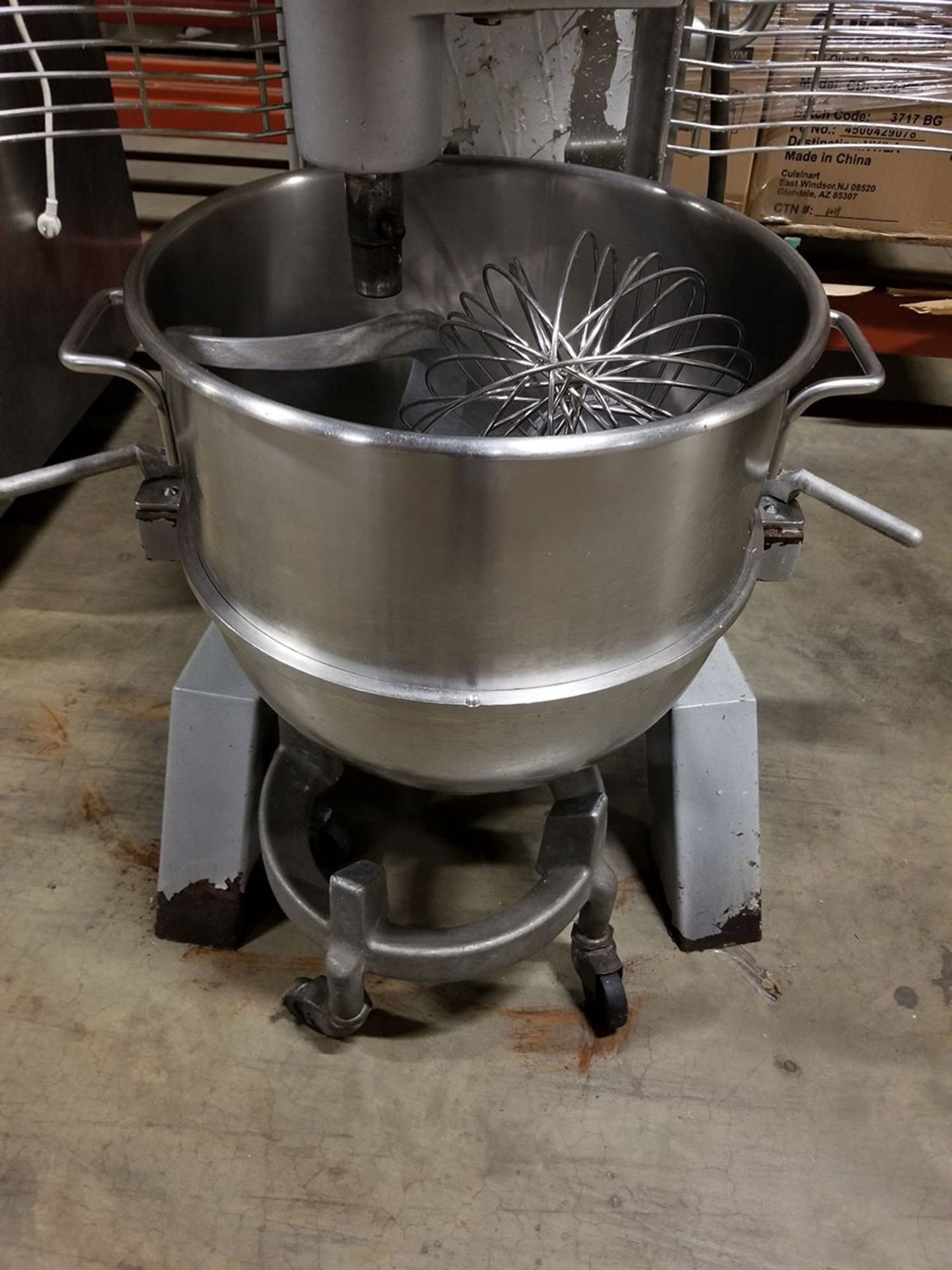 2006 UNIVEX SRM60 STAINLESS STEEL COMMERCIAL MIXER, 19’’ DIA. BOWL, TIMER, 3-PHASE, S/N M015541 - Bild 8 aus 8