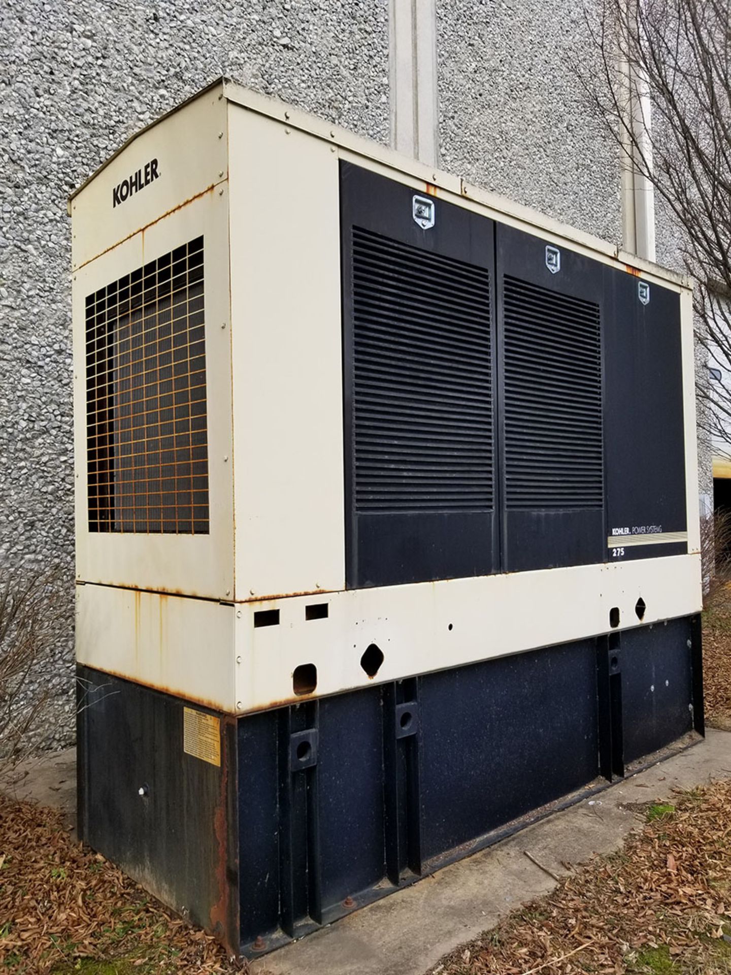 2004 KOHLER 275 EXTERIOR STANDBY SERVICE DUTY GENERATOR, MODEL 275REOZV, S/N 2004622, 528.9 - Bild 17 aus 23