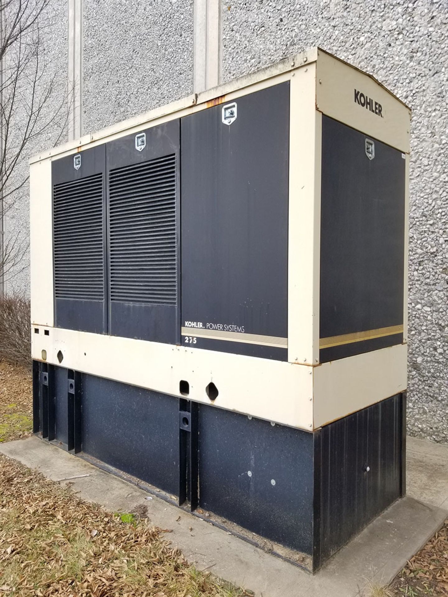 2004 KOHLER 275 EXTERIOR STANDBY SERVICE DUTY GENERATOR, MODEL 275REOZV, S/N 2004622, 528.9 - Bild 22 aus 23