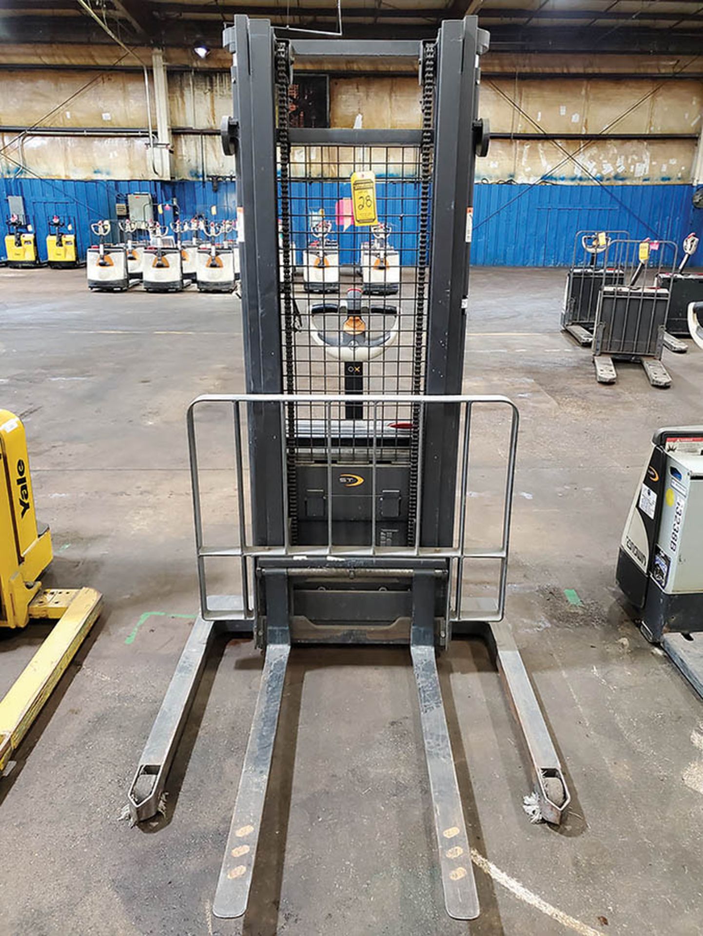 CROWN 2,000 LB. WALKIE STACKER, MODEL ST3000-20, 24-VOLT, 128’’ LIFT HEIGHT, 83’’ LOWERED 2-STAGE - Image 2 of 12