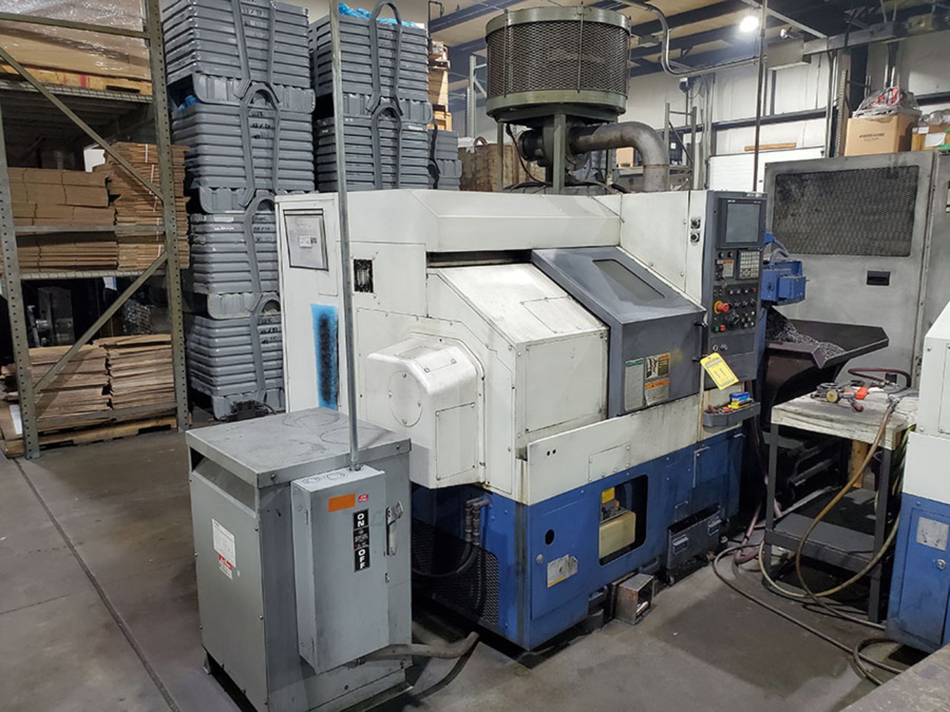 MORI-SEIKI CNC LATHE, MSC-803 DRO CNC CONTROL, MIST COLLECTOR, TURBO OUTFEED INCLINE CHIP