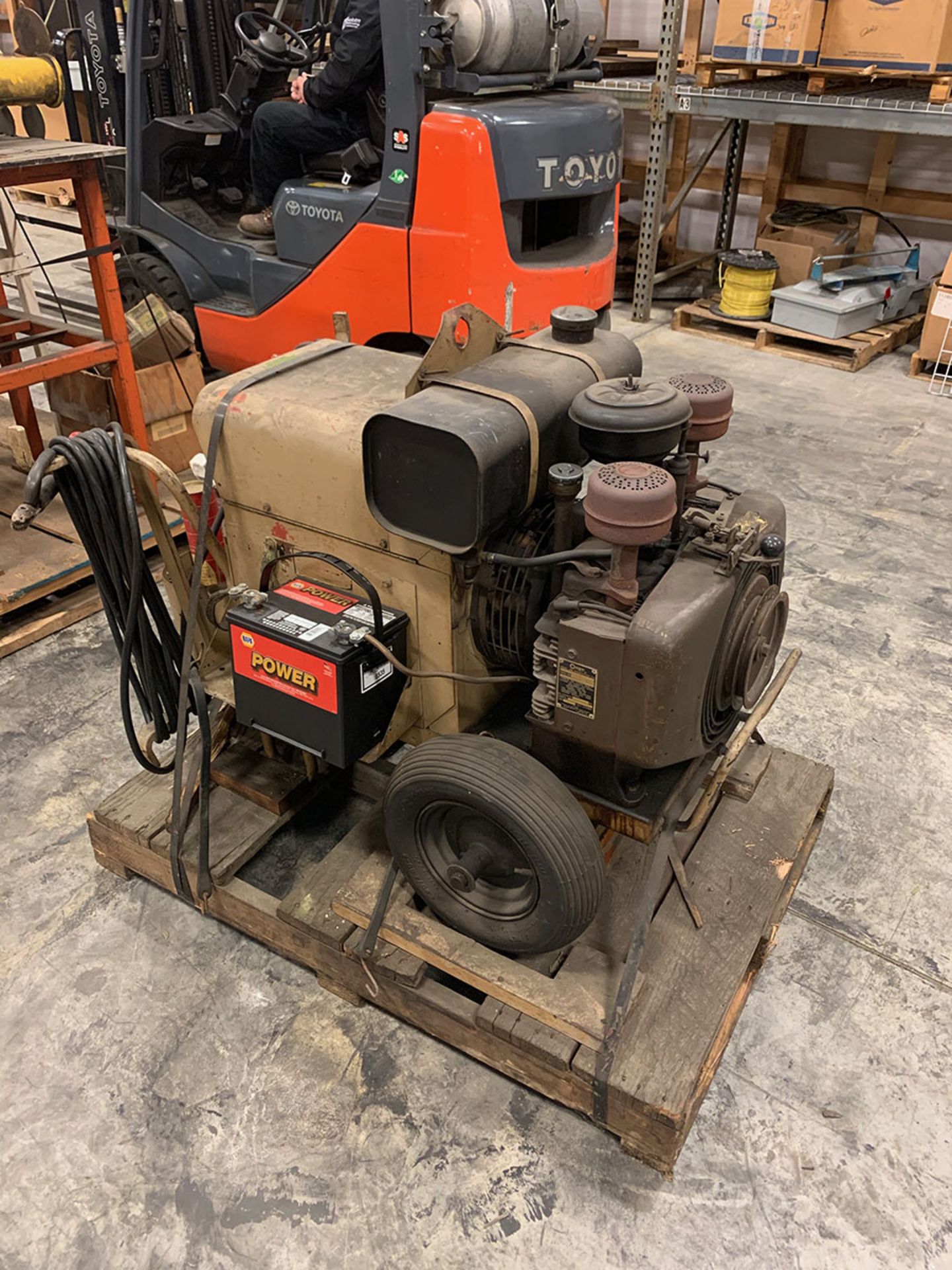 ONAN GENERATOR WELDER; MODEL CCK-MS/1196G, S/N 0168010888 ***LOCATED AT 4570 PROGRESS DRIVE,