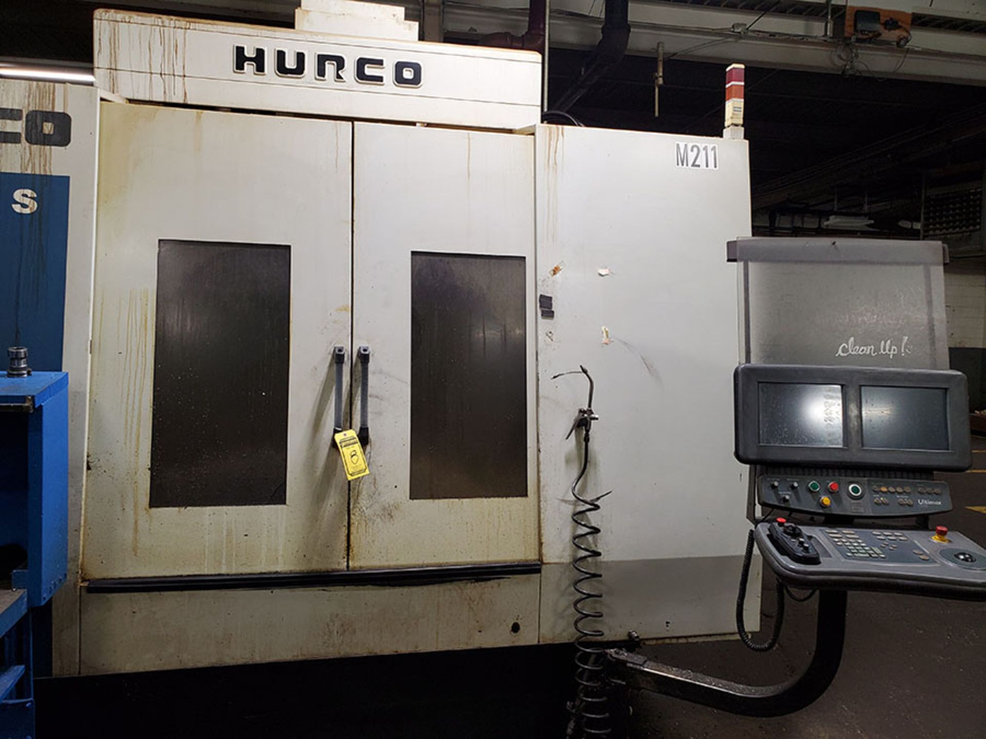 HURCO VMX50S CNC VERTICAL MACHINING CENTER, ATS, PENDANT CONTROL, HURCO ULTIMAX DRO CONTROL STATION, - Image 22 of 26