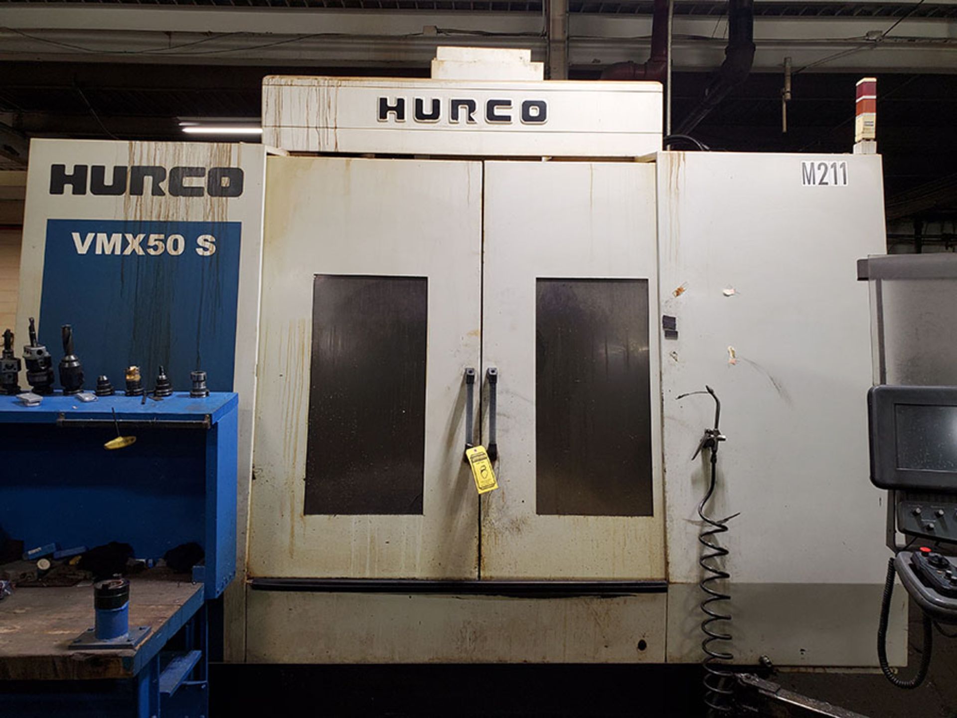 HURCO VMX50S CNC VERTICAL MACHINING CENTER, ATS, PENDANT CONTROL, HURCO ULTIMAX DRO CONTROL STATION, - Image 21 of 26