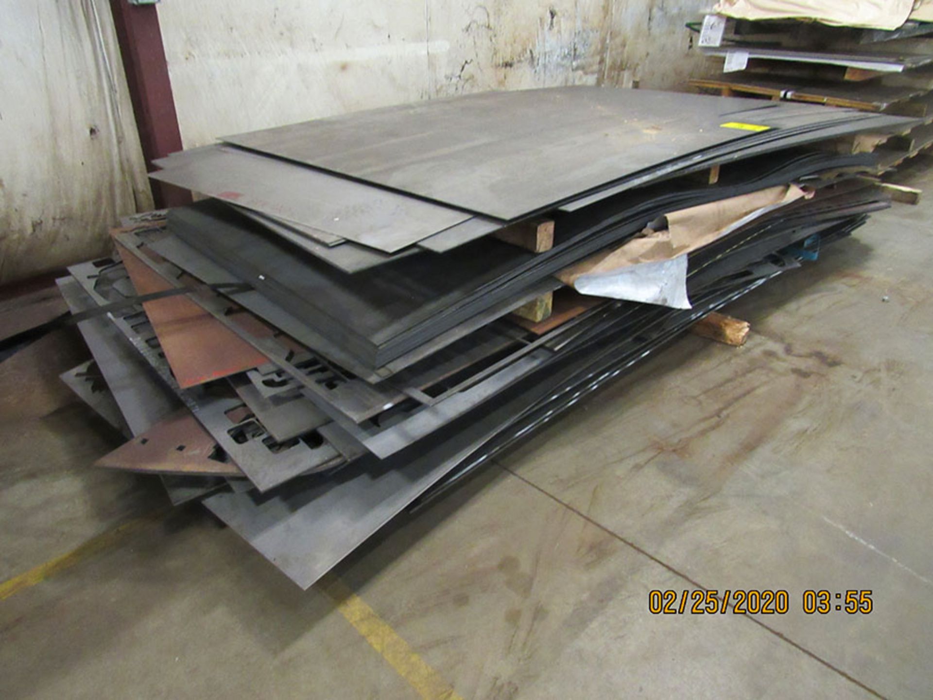 LOT OF ASSORTED SIZE PLATE STEEL - Image 2 of 2