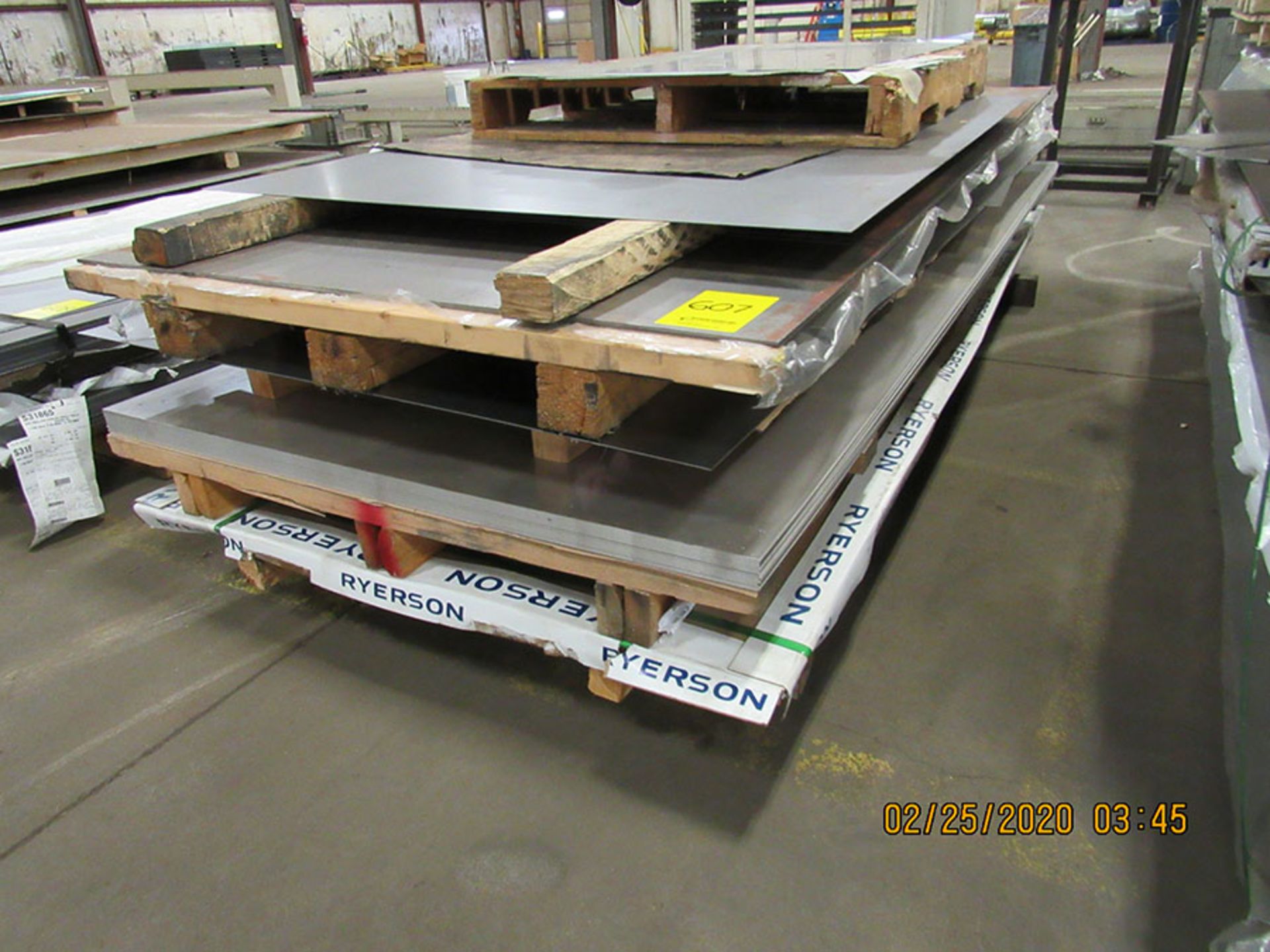 (30 PIECES) 3042B 16-GAUGE 48'' X 120'' AND OTHER ASSORTED SIZE PLATE STEEL - Image 2 of 2
