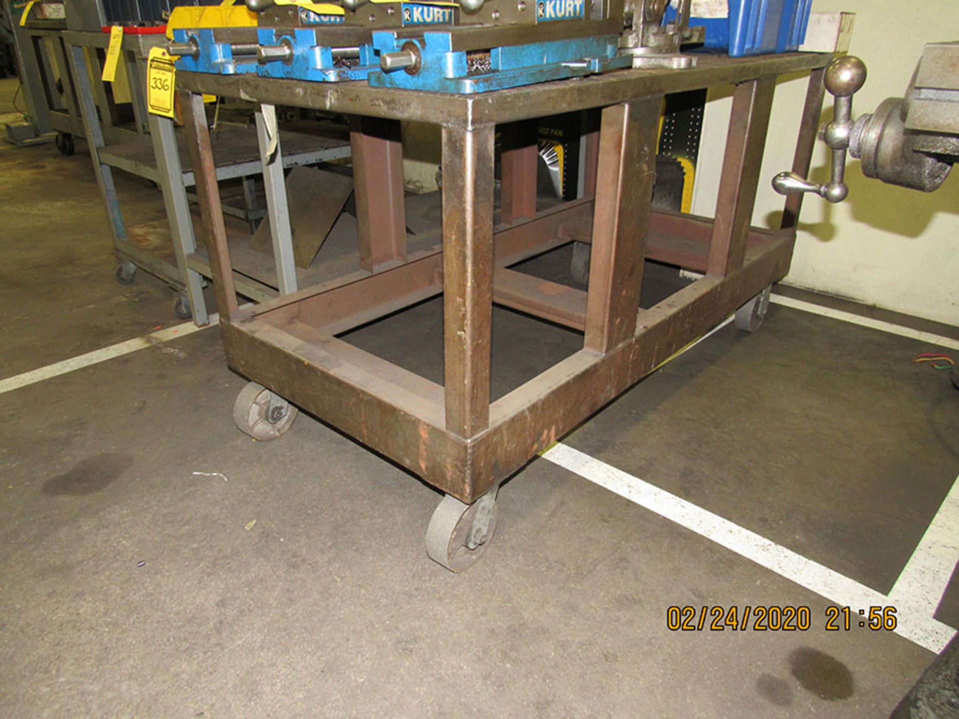 30'' X 60'' WOOD TOP SHOP CART