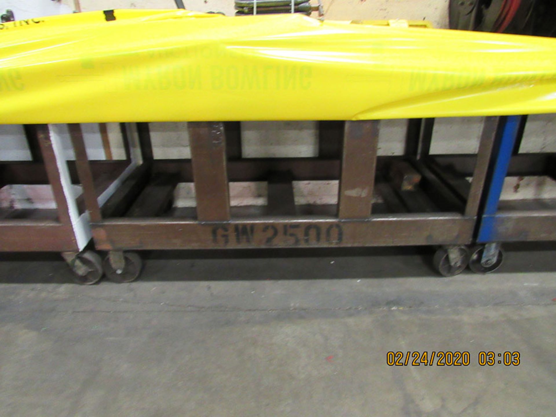 (2) 30'' X 60'' WOOD TOP STEEL SHOP CARTS