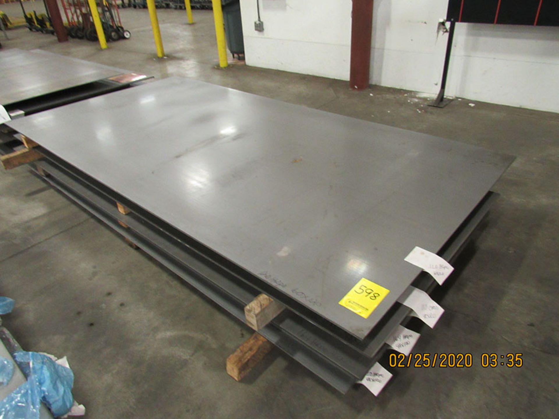 (2 PIECES) .120'' X 60'' X 120'' HRPO PLATE STEEL (2 PIECES) GRSO .180'' X 48'' X 120'' PLATE