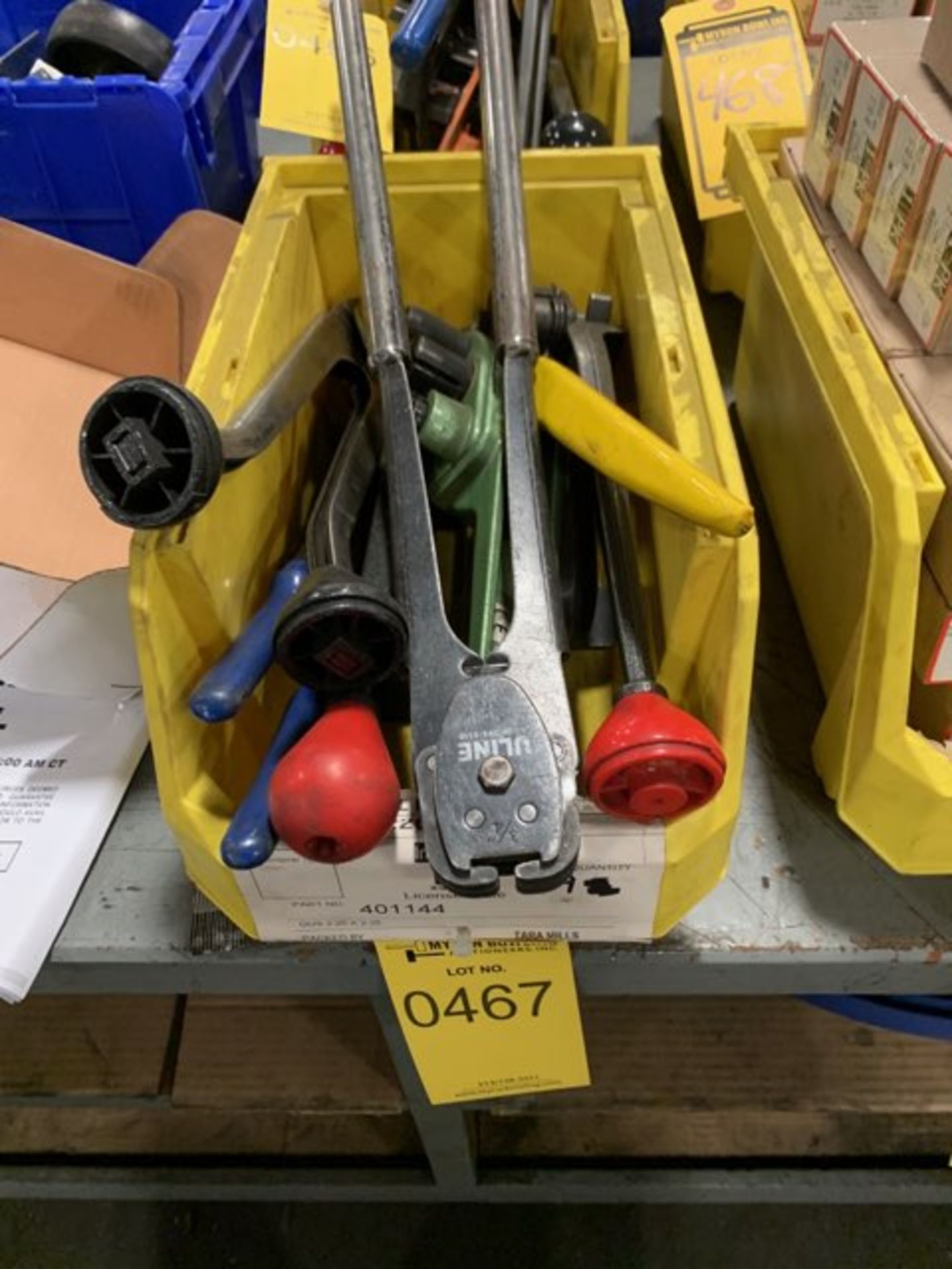 LOT OF BANDING TOOLS