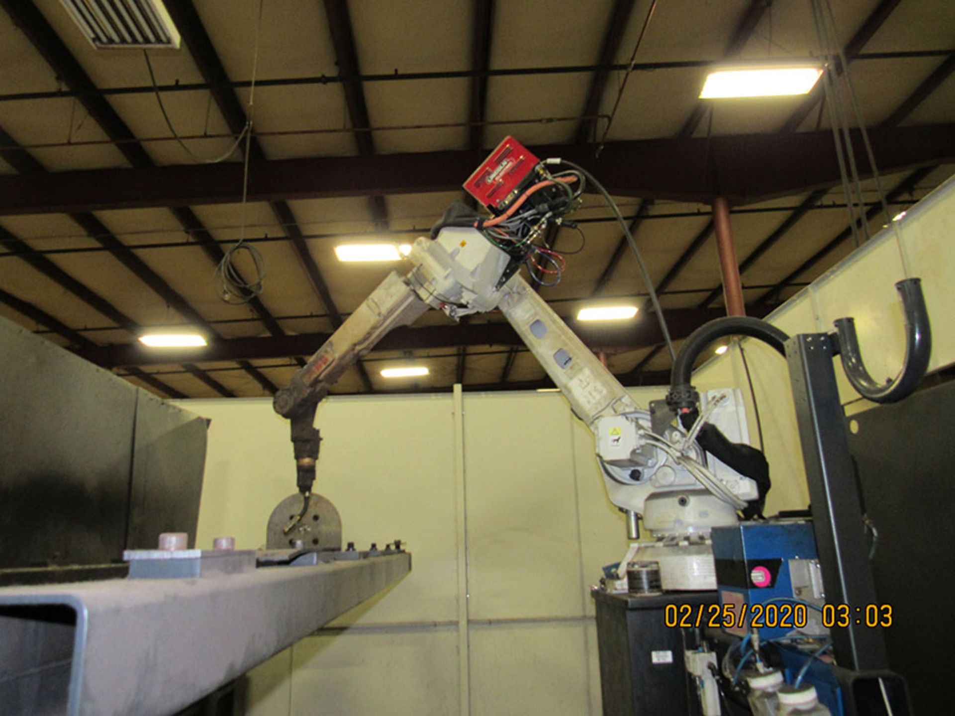 WOLF ROBOTIC 2-STATION ROBOTIC WELDING CELL; ABB MODEL IRB26001D8, 6-AXIS ROBOT, S/N 2600-800374 - Image 11 of 11