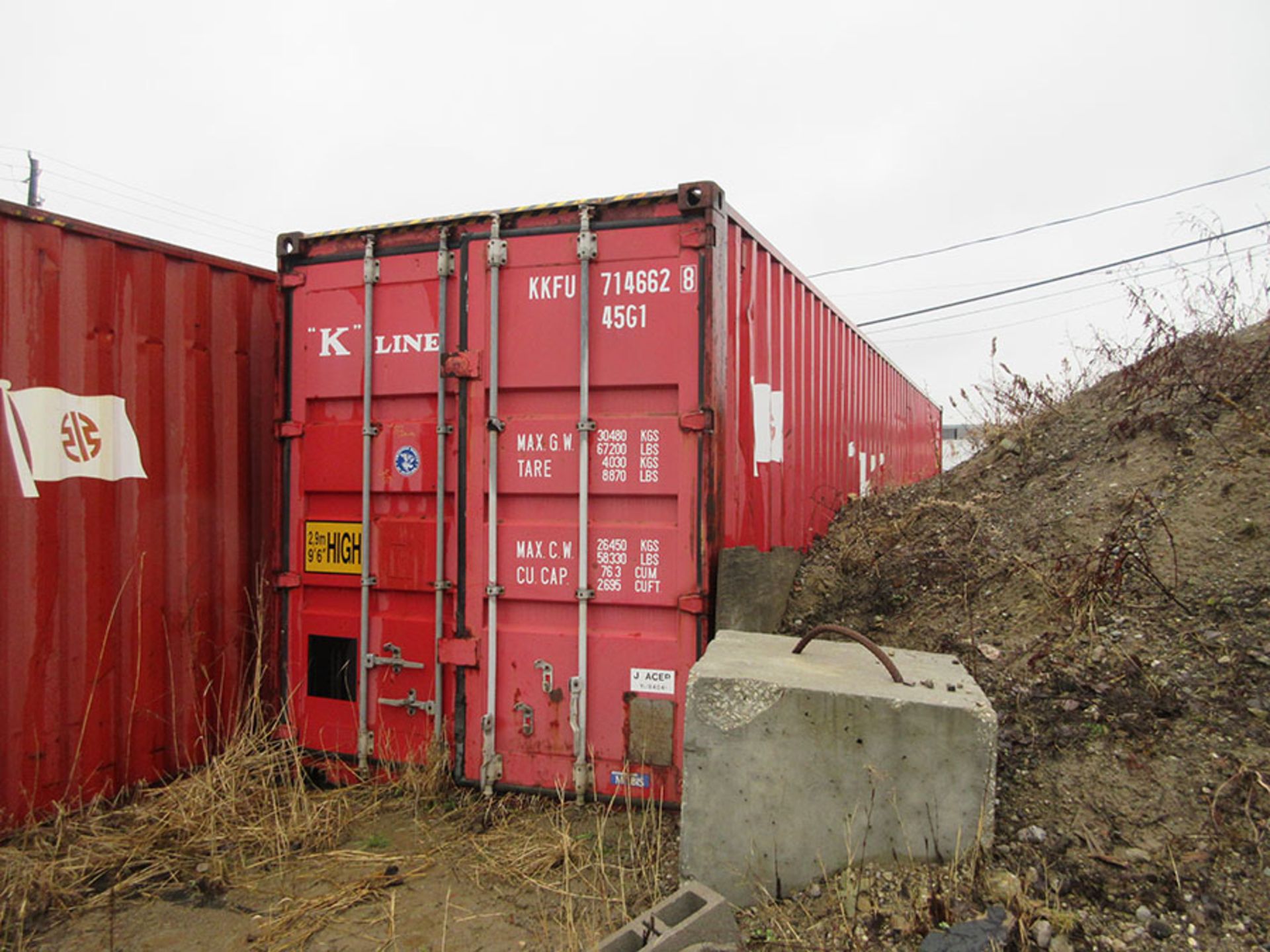 K-LINE 40' SHIPPING CONTAINER