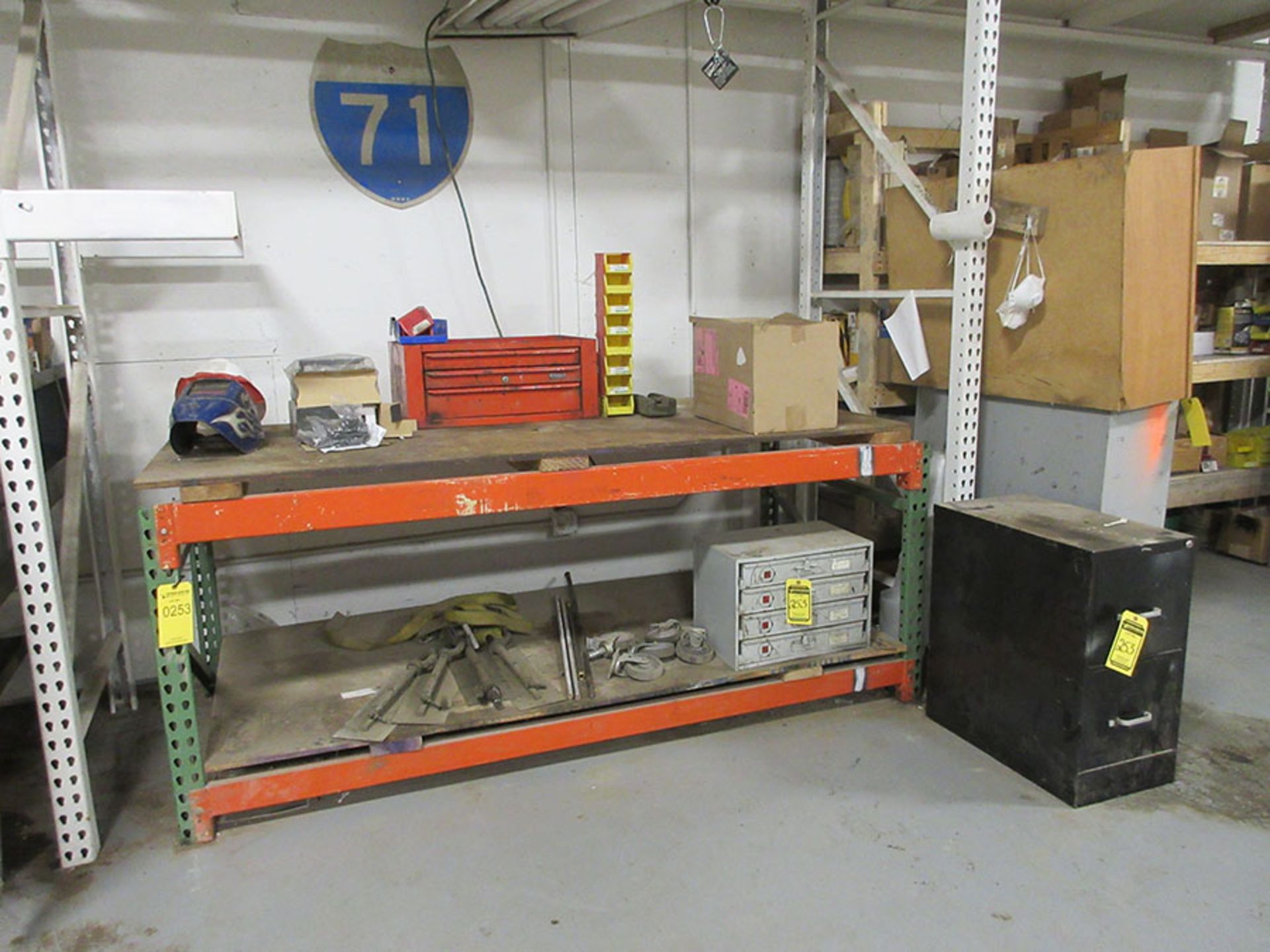 WORKBENCH WITH CONTENTS