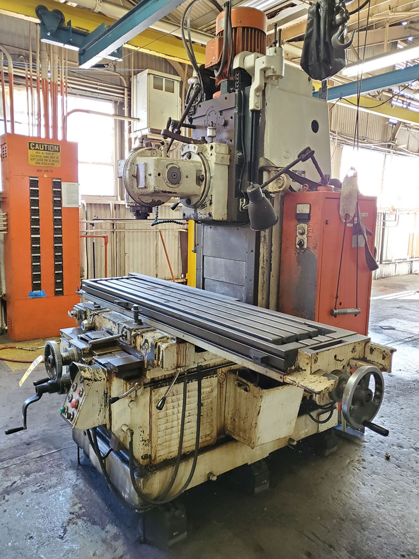 OKK VERTICAL MILLING MACHINE, MODEL MH-3P11, S/N 1818, 50CV TOOLING, NEWALL TOPAZ DRO 3-AXIS DRO - Image 11 of 11