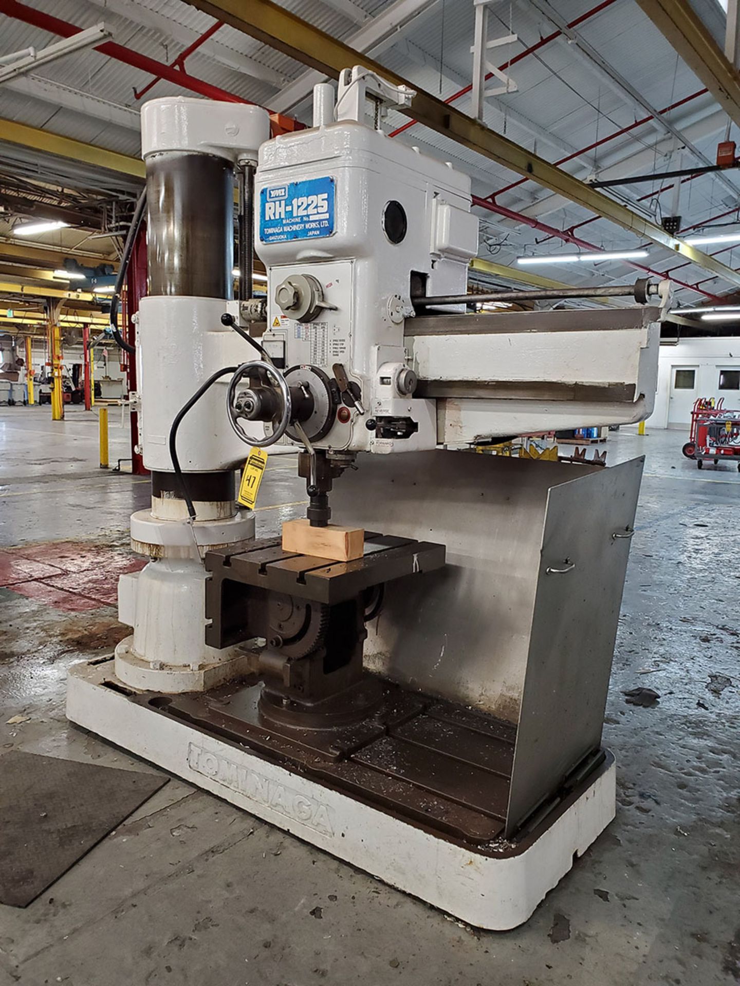 YMZ RH-1225 RADIAL ARM DRILL, 11’’ COLUMN, 52’’ ARM, MACHINE NO. 80101, 33-2,210 RPM, SAME BLOCK, - Image 3 of 11