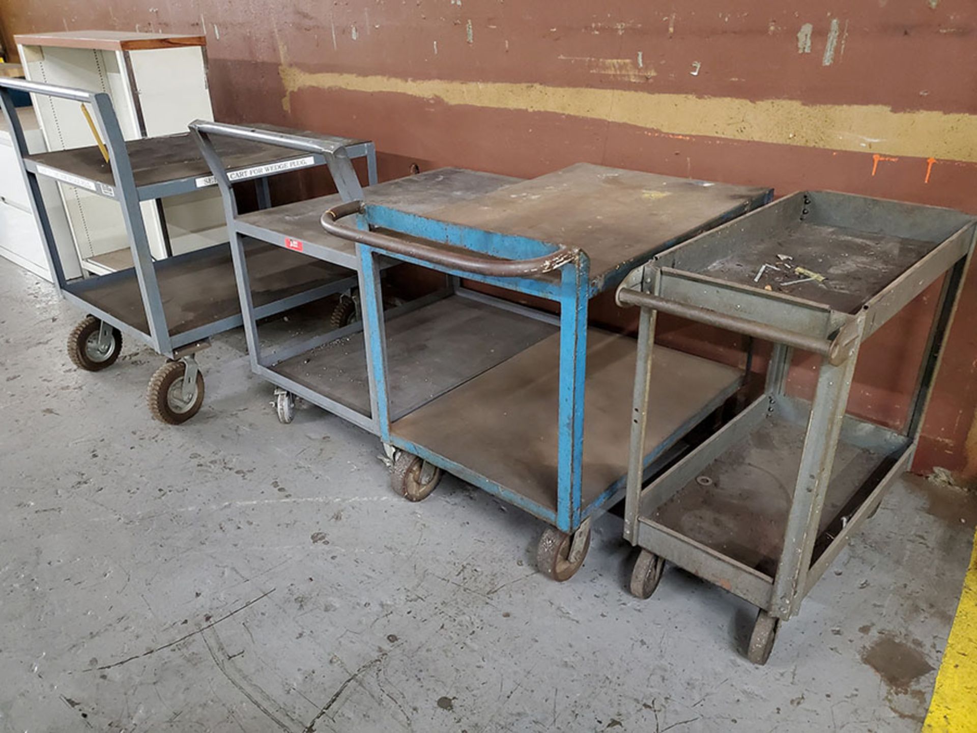 (10+) METAL AND PLASTIC SHOP CARTS, ASSORTED SIZES - Image 5 of 9