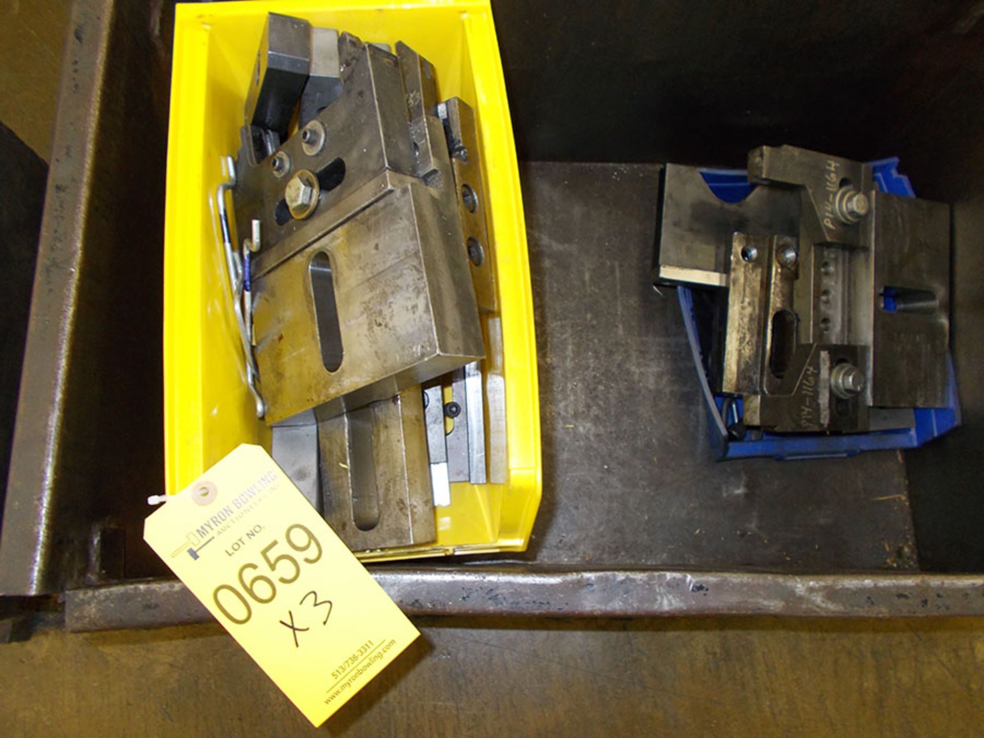 (3) BOXES OF TOOLING FOR FOUR SLIDE MACHINES