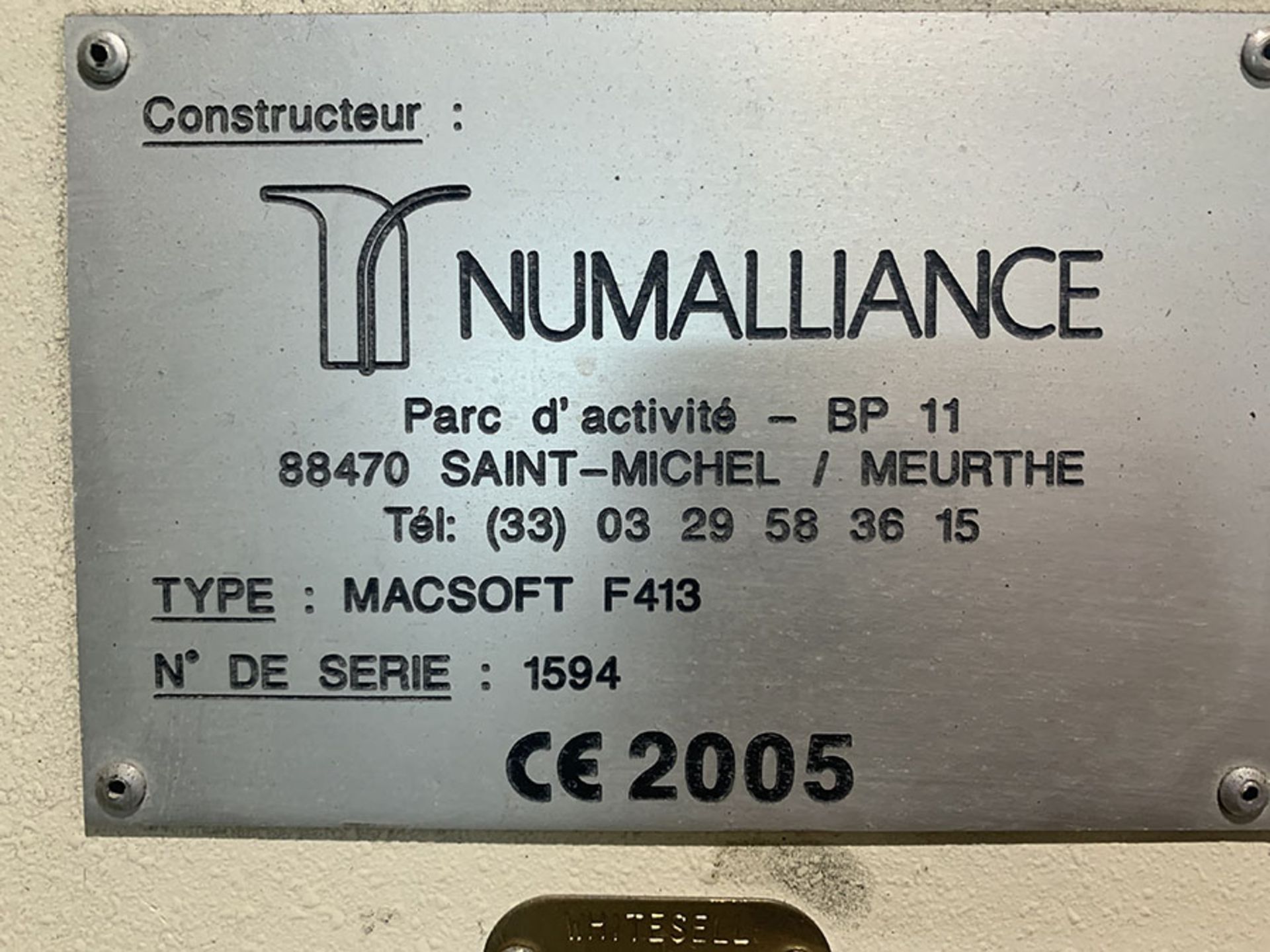 2005 .47'' NUMALLIANCE MAC SOFT MODEL F413 CNC WIRE BENDER WITH 60-TON HEADING UNIT & DOUBLE FEED - Image 8 of 12