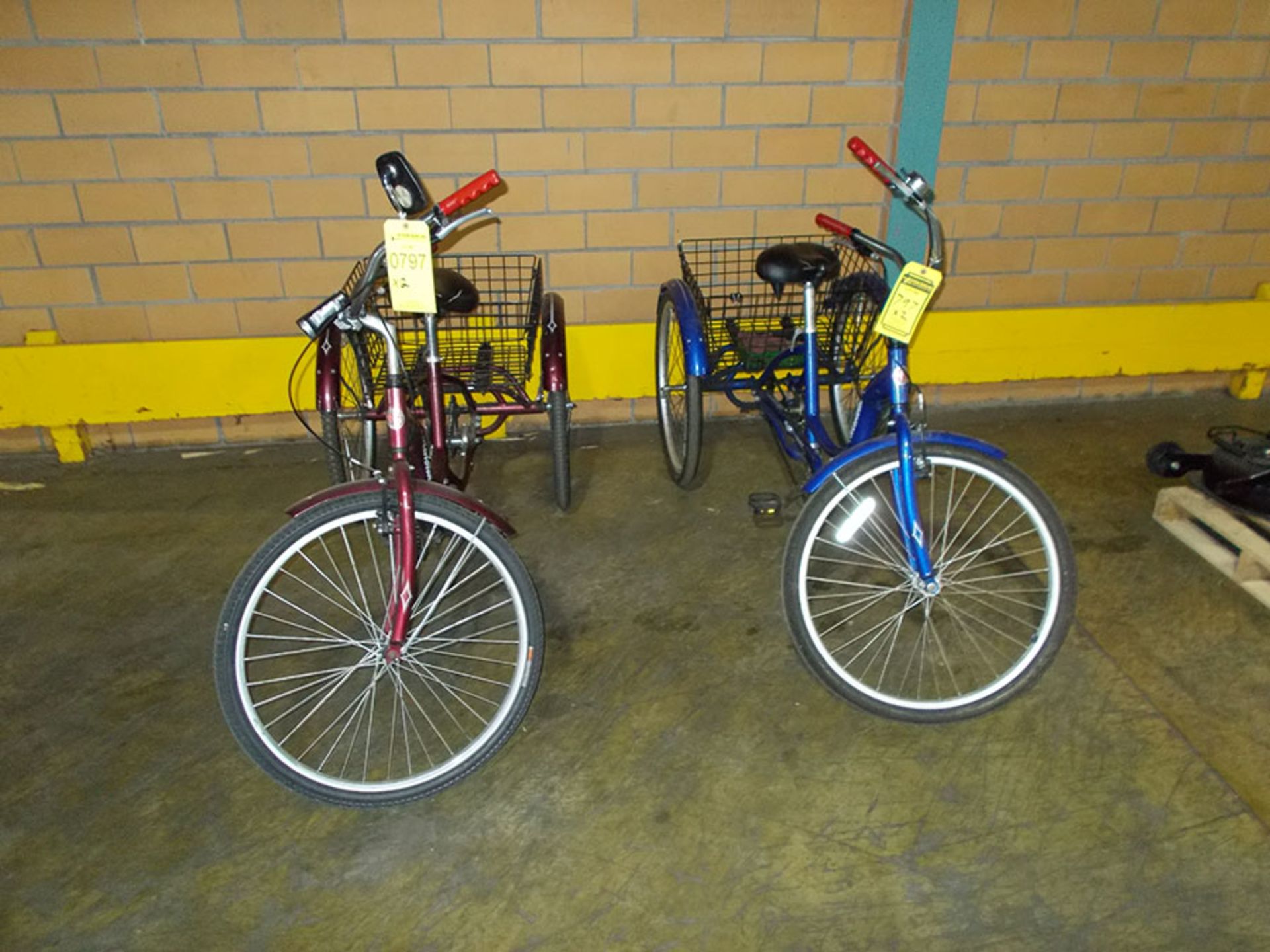 (2) SCHWINN 3-WHEEL BICYCLES