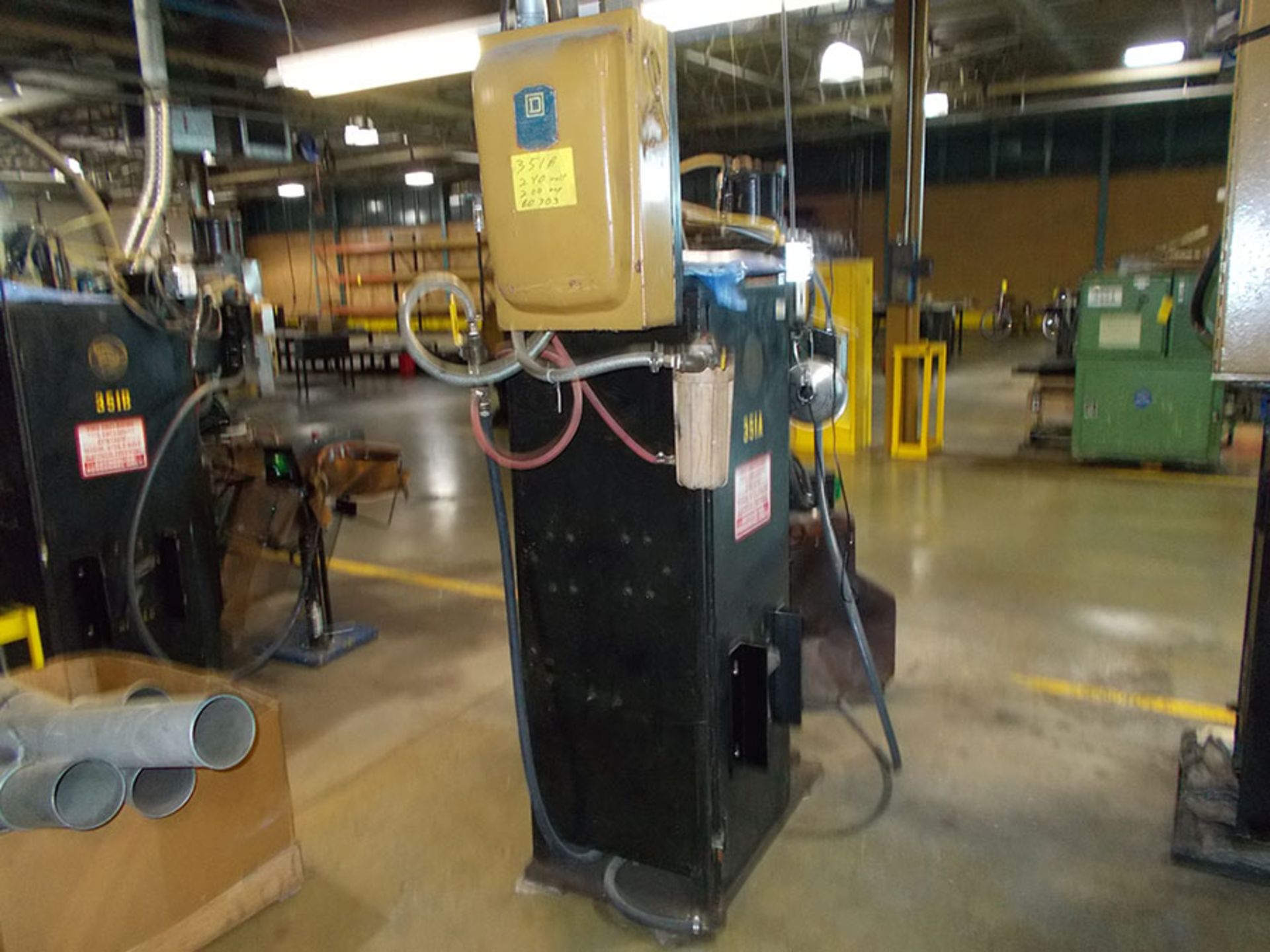 BANNER RESISTANCE WELDER; MODEL PSR75, S/N 1112, 240V, 3-PHASE - Image 2 of 2