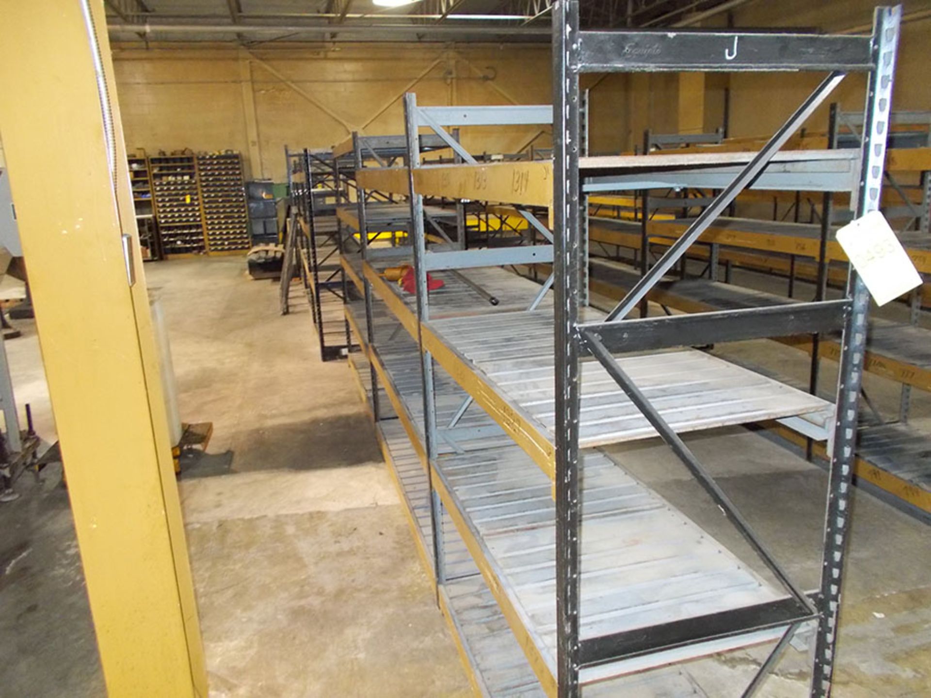 (8) SECTIONS OF ASSORTED SHELVING