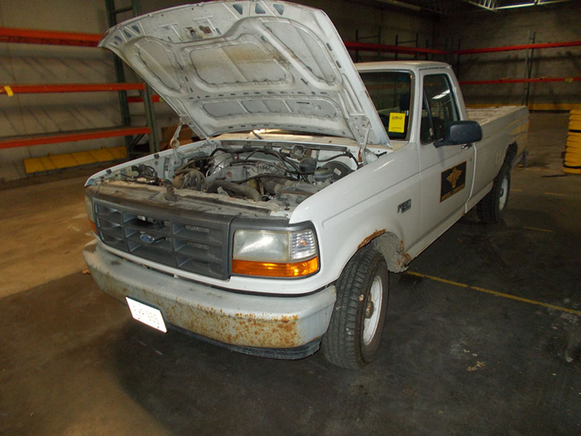 1995 FORD F150 XL STANDARD CAB 2-WHEEL DRIVE TRUCK; 199,824 MILES, VIN 1FTDF15Y45LB06506, 4.9 LITER,