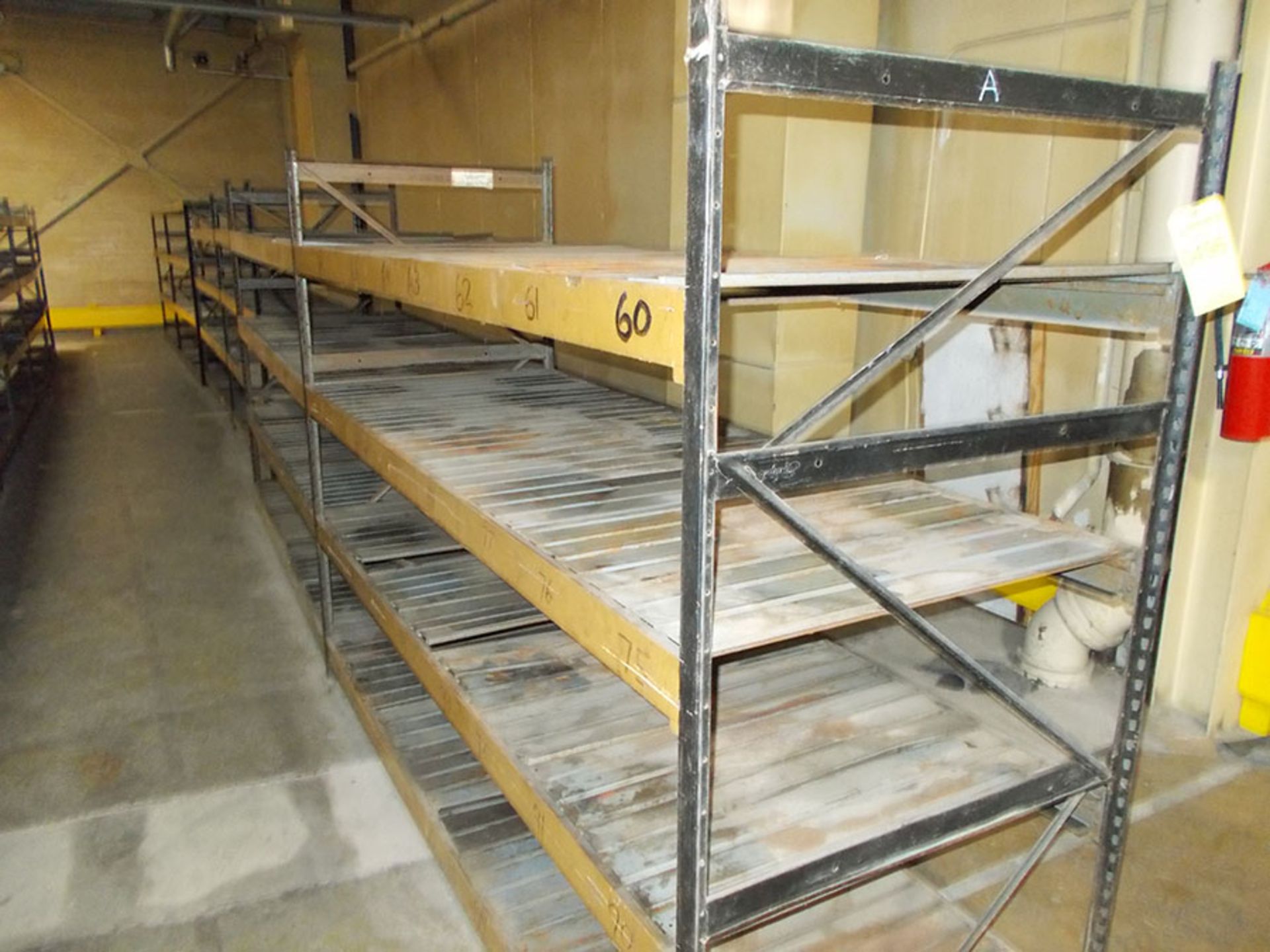 (6) SECTIONS OF ASSORTED SHELVING
