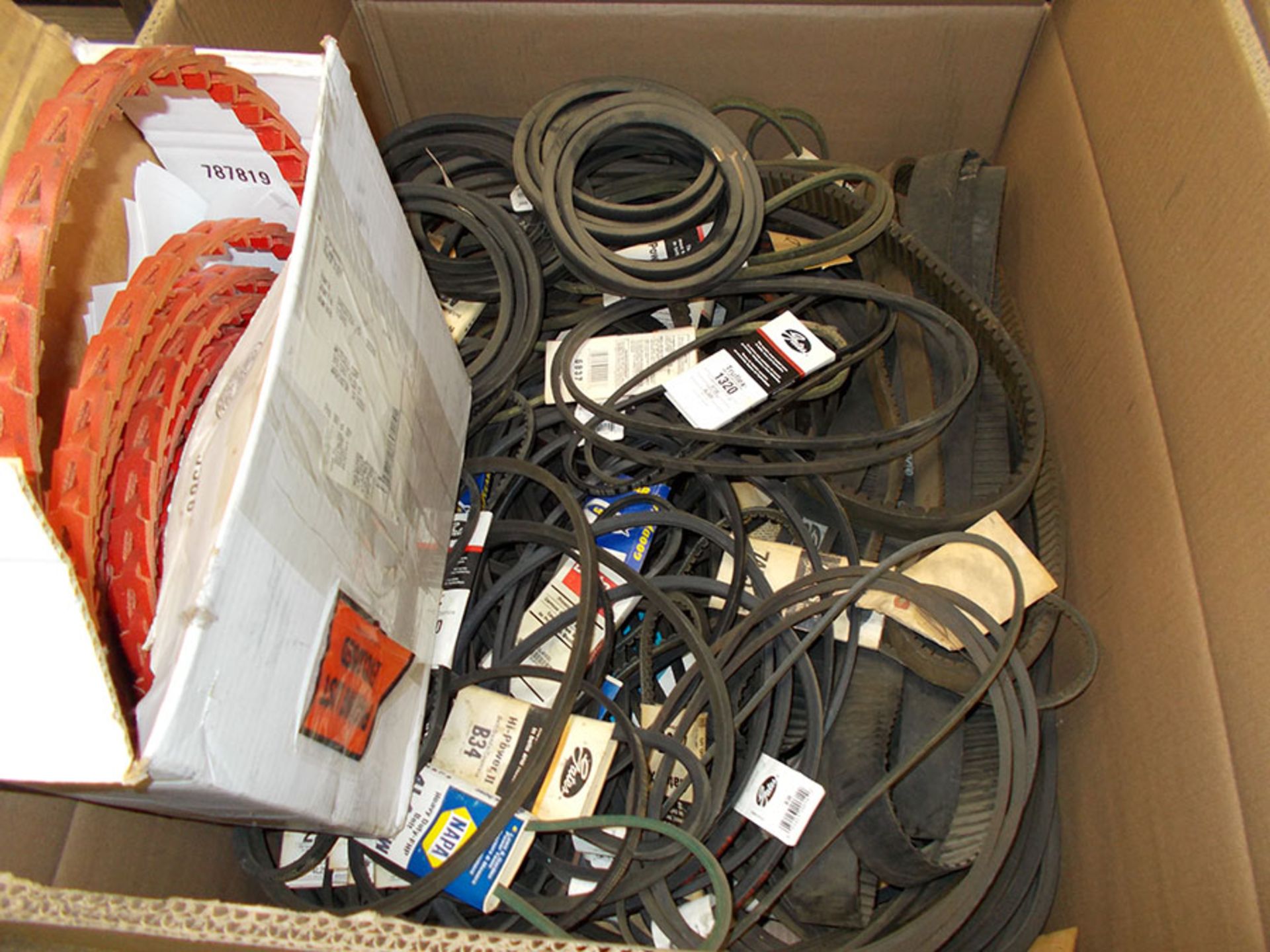 (2) BOXES OF BELTS