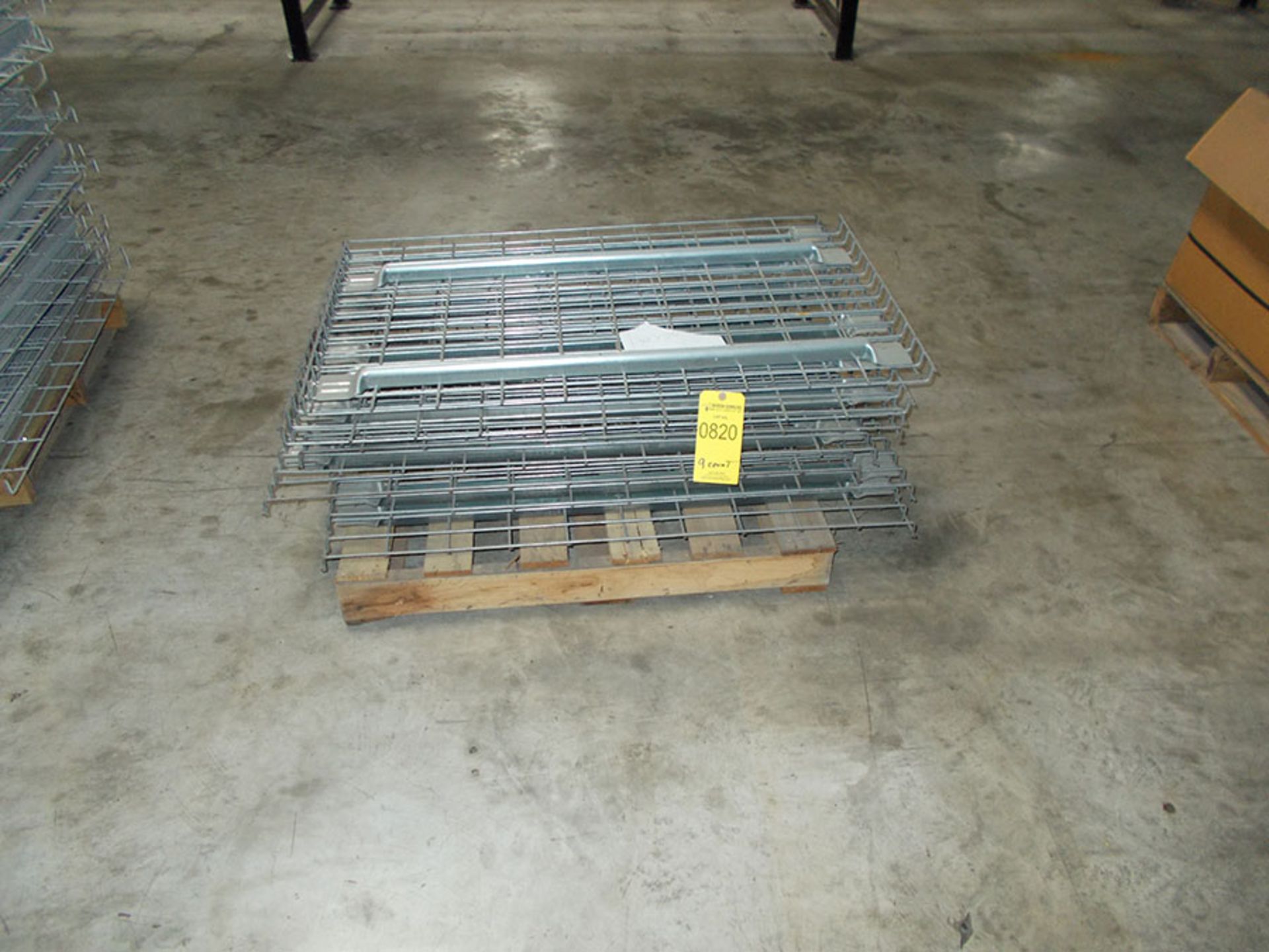 (9) 42'' X 24'' WIRE TRAYS