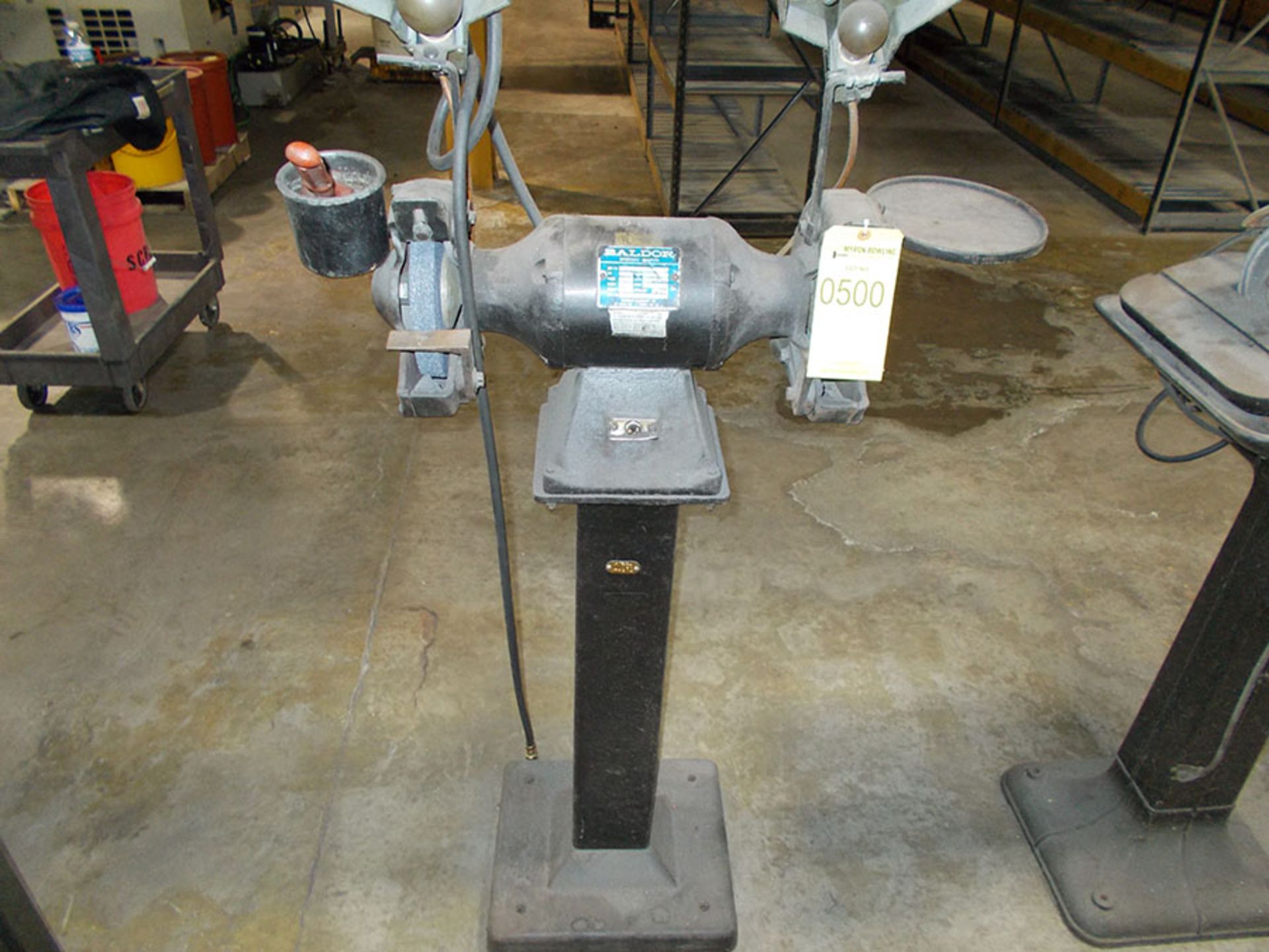 BALDOR PEDESTAL GRINDER; 3/4 HP, 115V, 1-PHASE