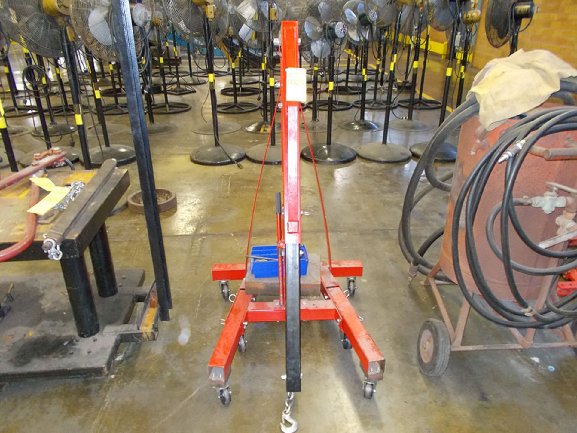 CUSTOMIZED 100 LB. CAPACITY ENGINE HOIST