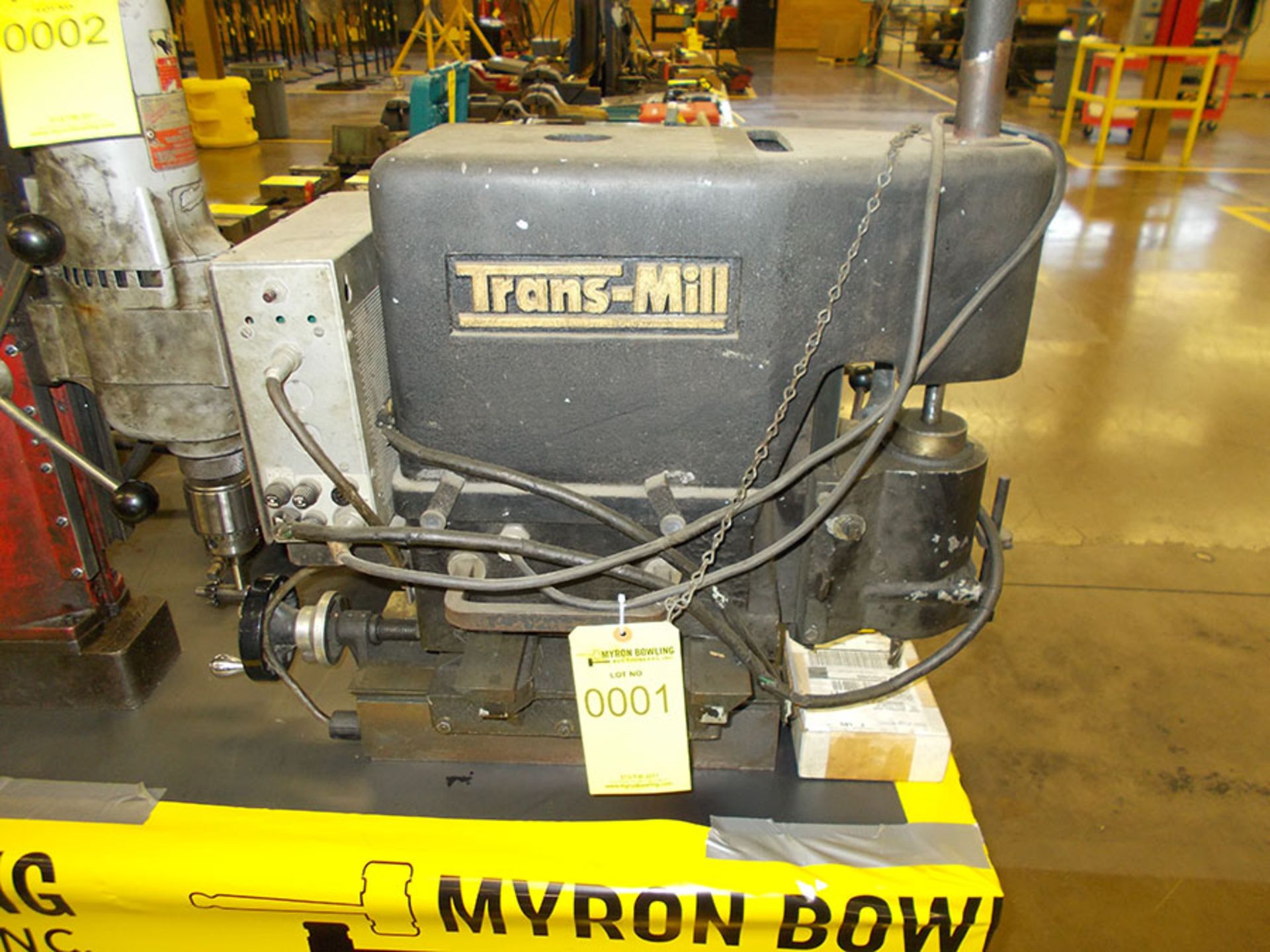 TRANS MILL PORTABLE MAGNETIC BASE MILLING MACHINE; 120V, MODEL VSTR-66, S/N 8674-00062