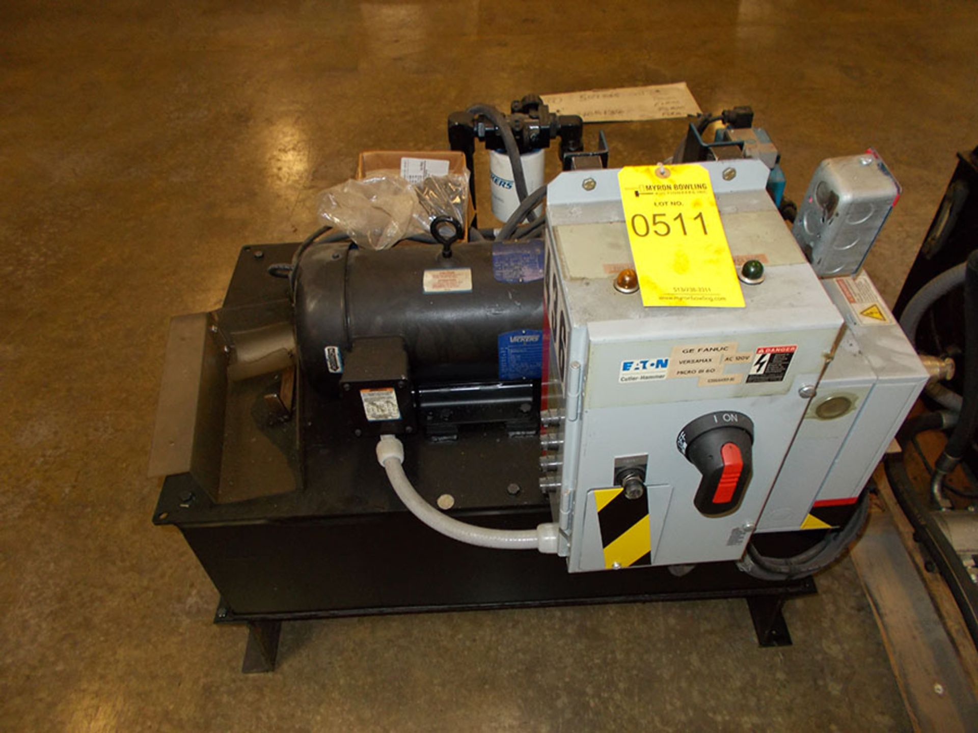 VICKERS 5HP HYDRAULIC UNIT WITH FILTER; 180/380V, 3-PHASE