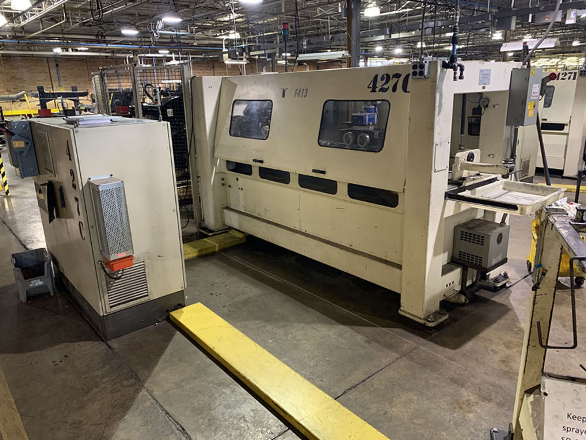 2005 .47'' NUMALLIANCE MAC SOFT MODEL F413 CNC WIRE BENDER WITH 60-TON HEADING UNIT & DOUBLE FEED - Image 10 of 12