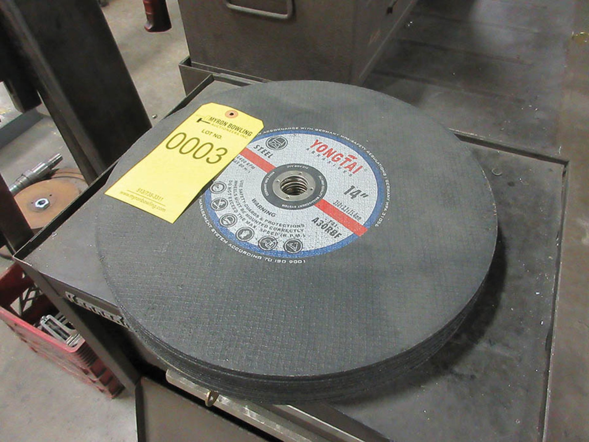 (13) 14'' ABRASIVE BLADES (NEW)