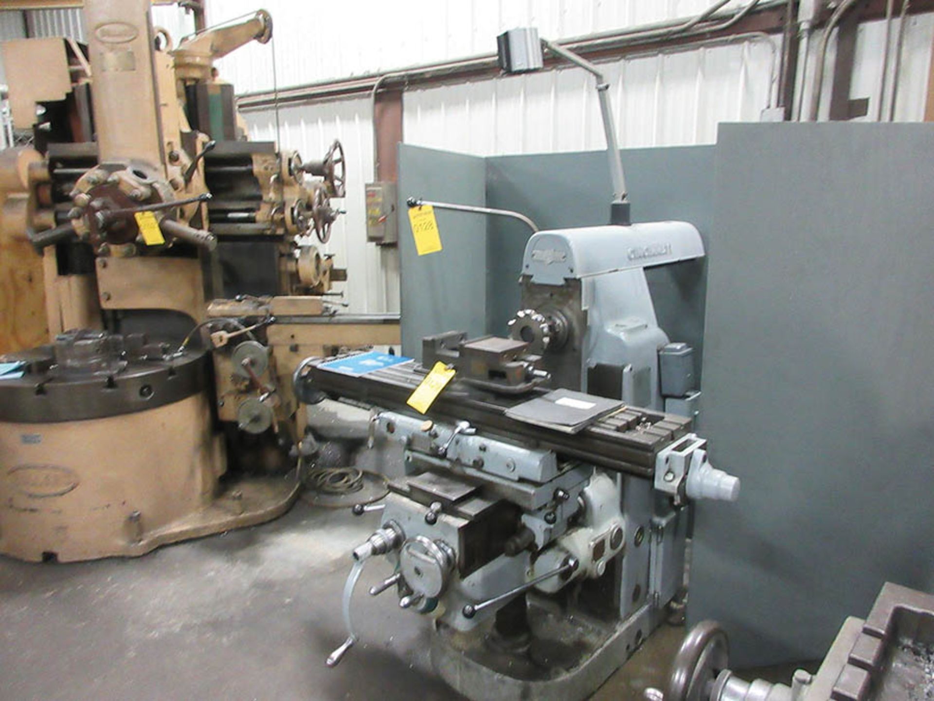 CINCINNATI HORIZONTAL MILLING MACHINE, MODEL NO.2 ML, SN 5J2U1V-57-R, 54" X 10" TABLE KNEE BED - Image 3 of 9