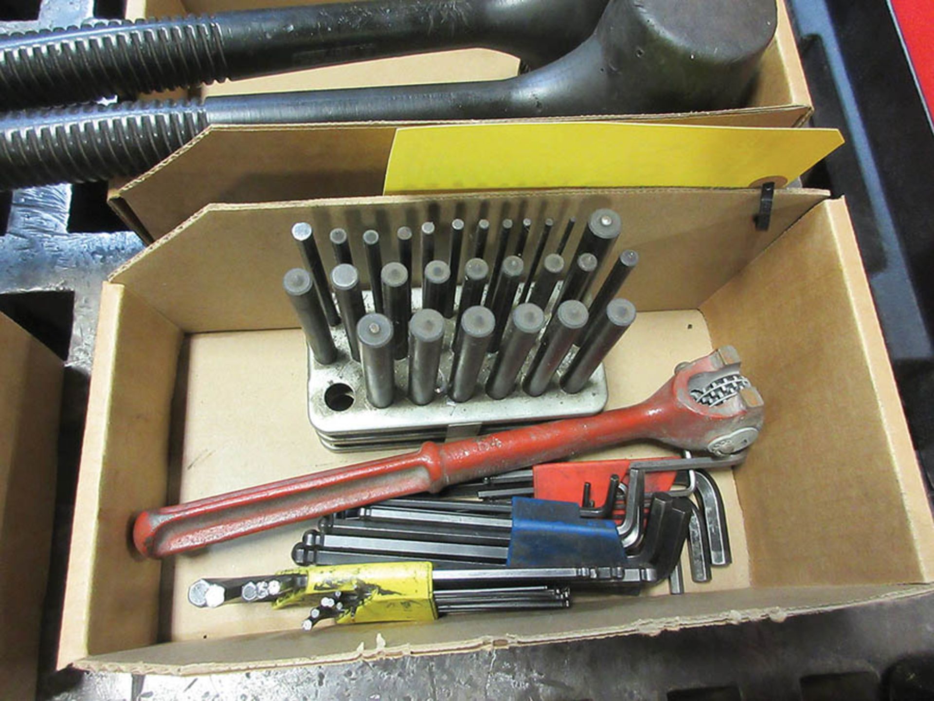 PUNCH SET, DESMOND CUTTER TOOL, AND ALLEN WRENCHES