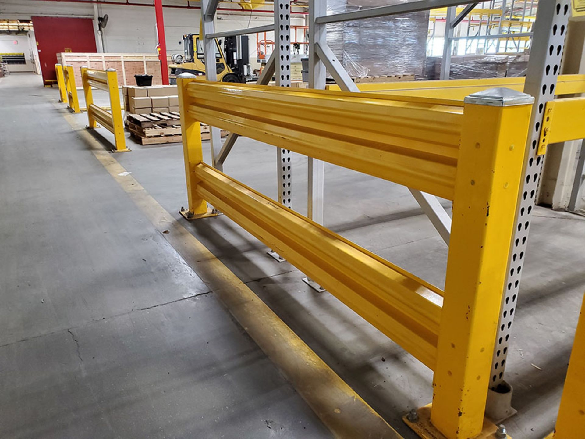 PALLET RACKING ASSEMBLED & ON THE GROUND - (14) SECTIONS TEAR DROP PALLET RACKING, 12' UPRIGHTS X - Image 7 of 19
